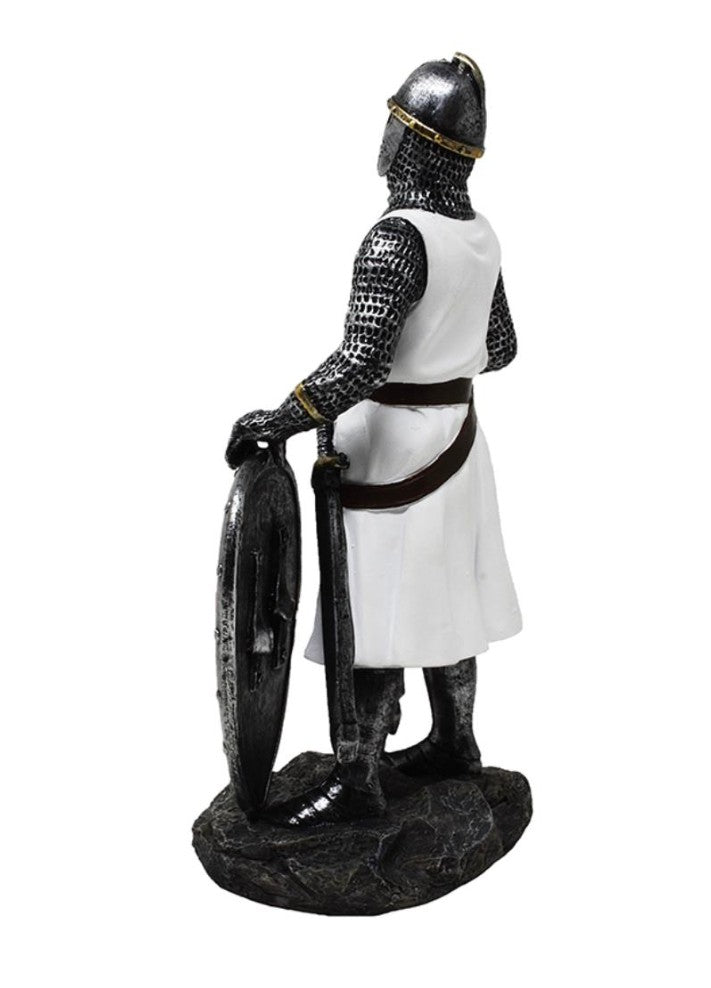Figurka templářského rytíře 18,5 cm – polyresin – MC-23134