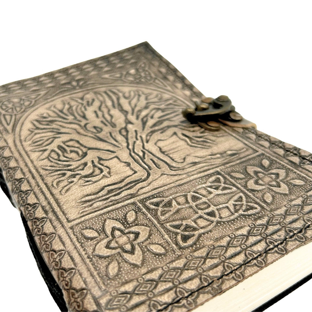 Retro Leather Notebook Tree of Life – 200 Pages 125 GSM - H019