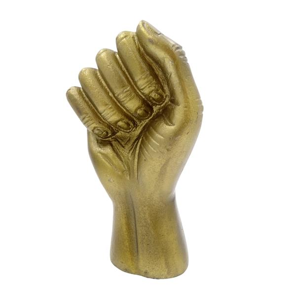 Pumn strâns, figurină decorativă din aluminiu 18cm - 20755-18