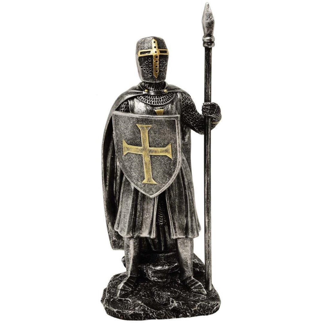 Knight with Spear Figurine 20 cm polyresin - MC-23080
