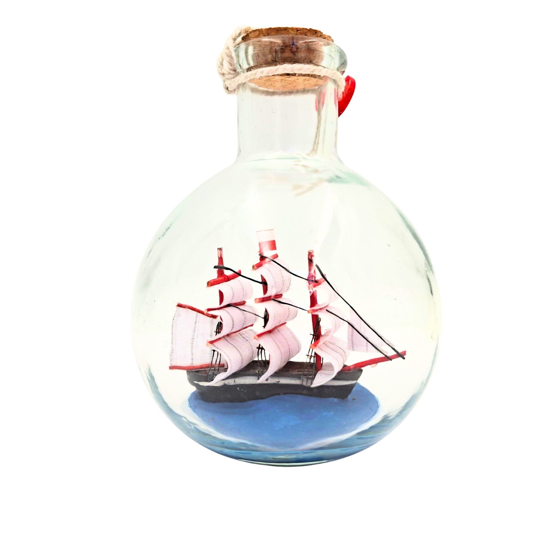 Ship in a Bottle Rafandynka – Nautical Decoration – MA2012