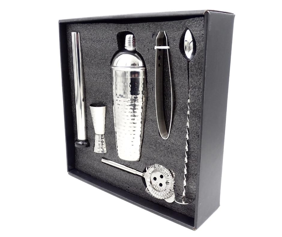 Set de barman Steel de 6 piezas