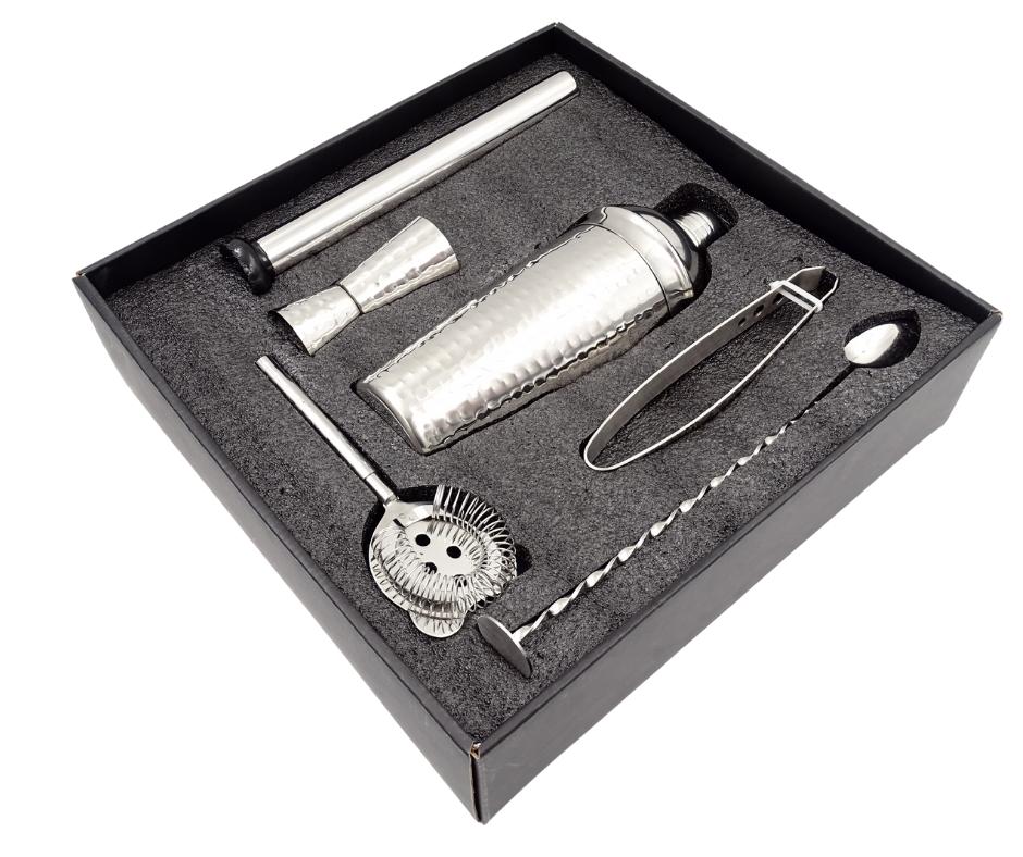 Set de barman Steel de 6 piezas