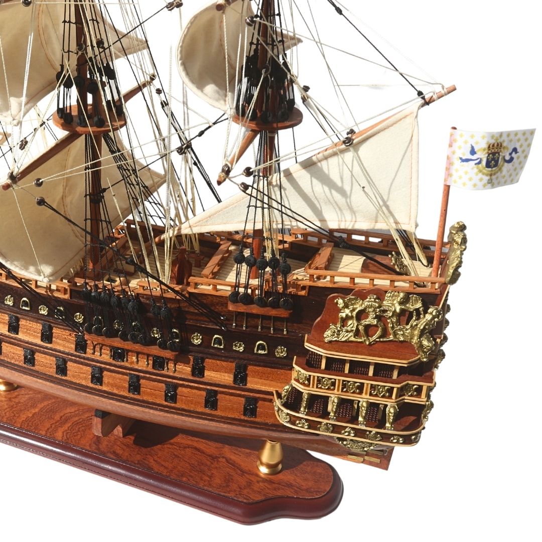 Luxury 65cm Soleil Royal sailing ship model - SOL6, with the option of personalization by engraving