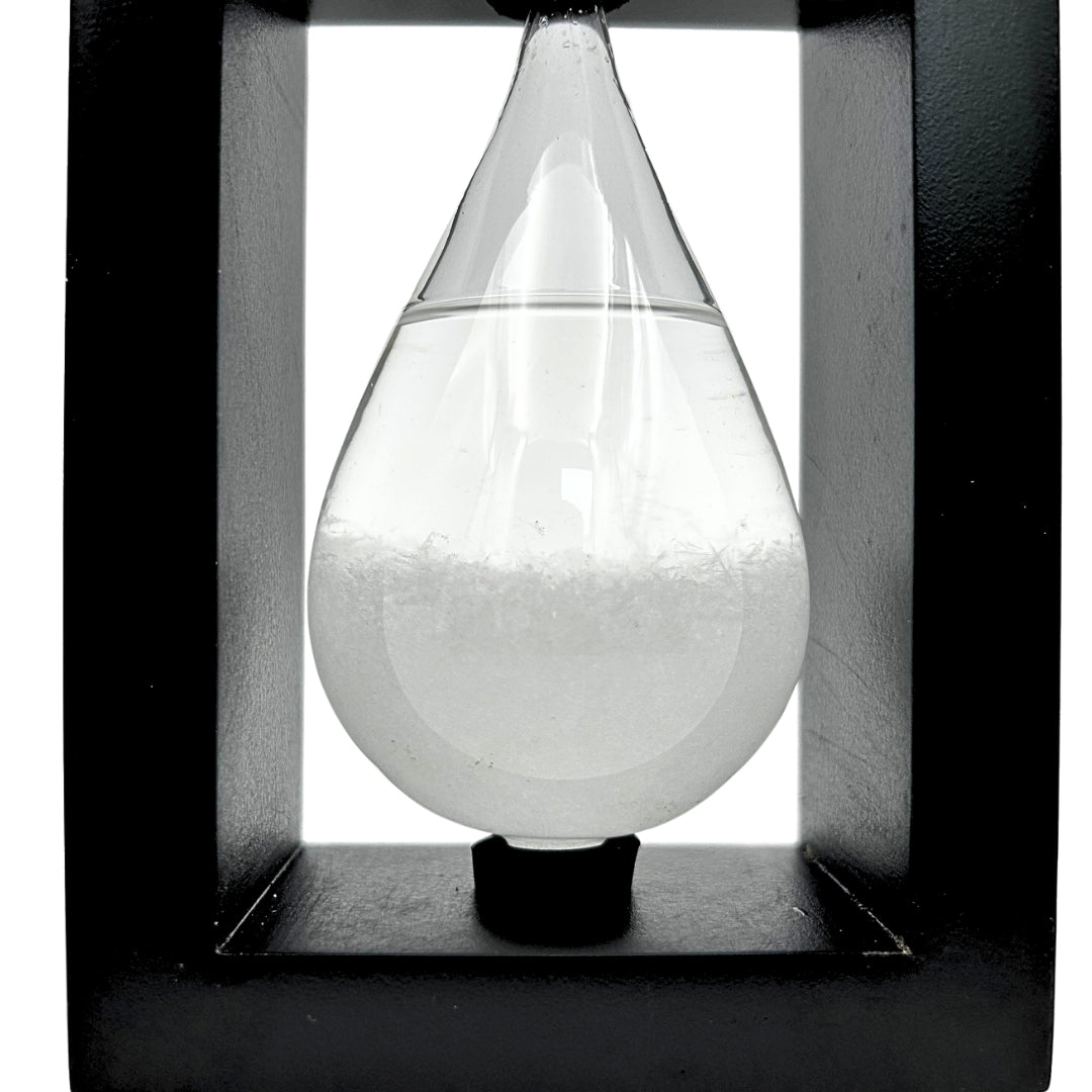 FitzRoy Storm Barometer in a Wooden Frame - Teardrop Storm Glass – BAW1