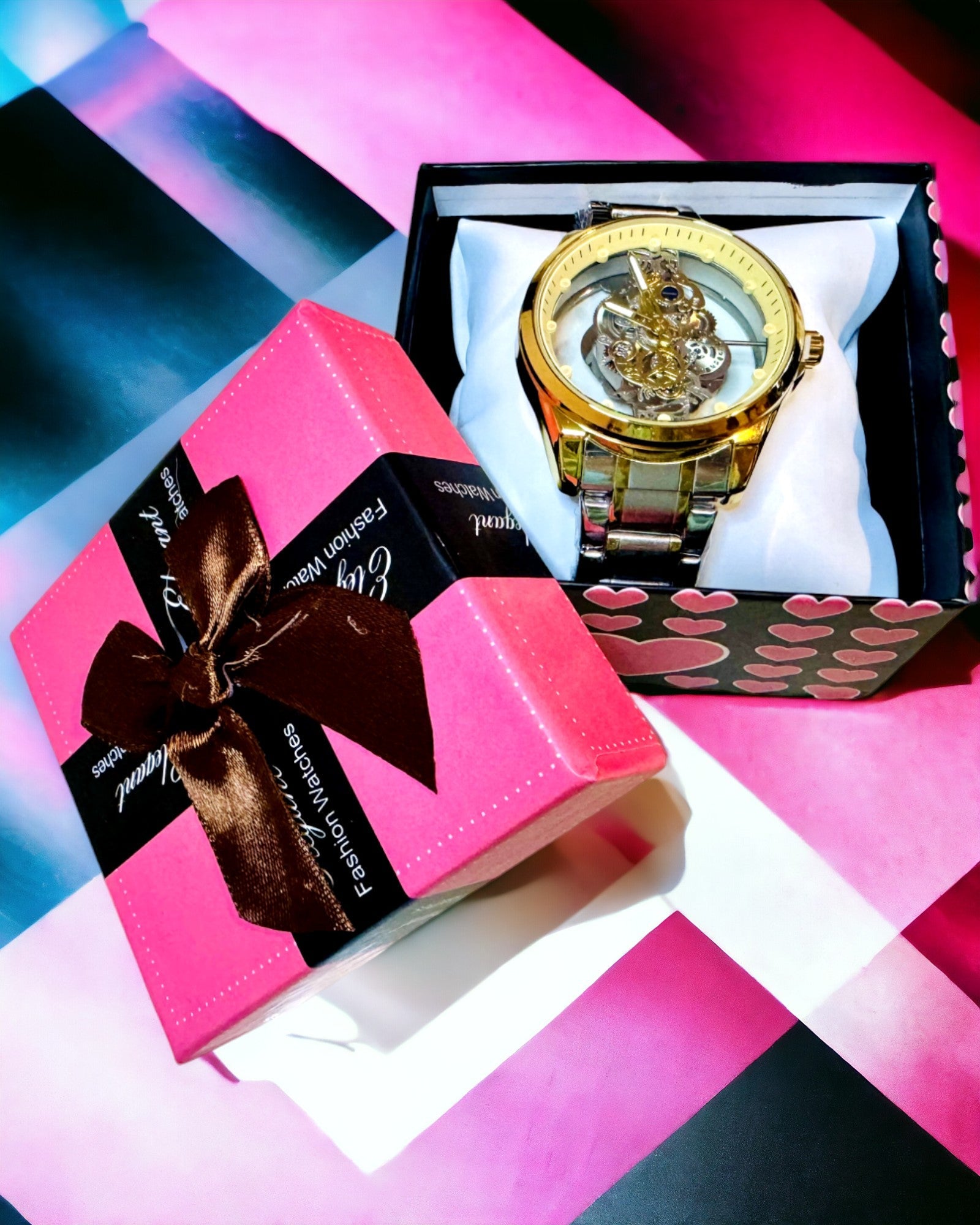 Pánské Křemenné Hodinky "Vision Sport" – Oboustranně Průhledné s Hliníkem