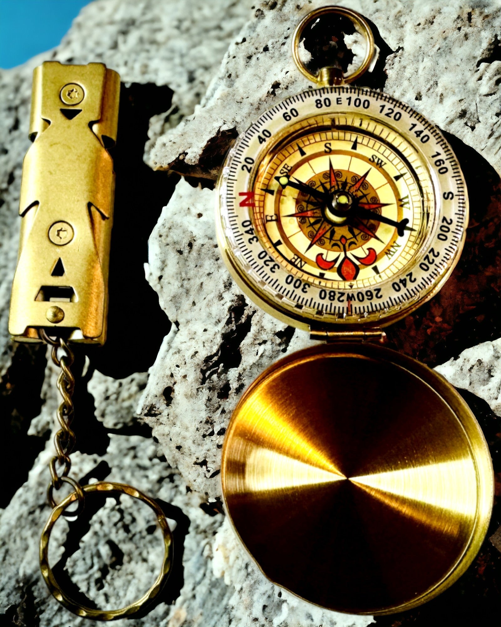 Елегантний набір з компасом і сигнальним свистком