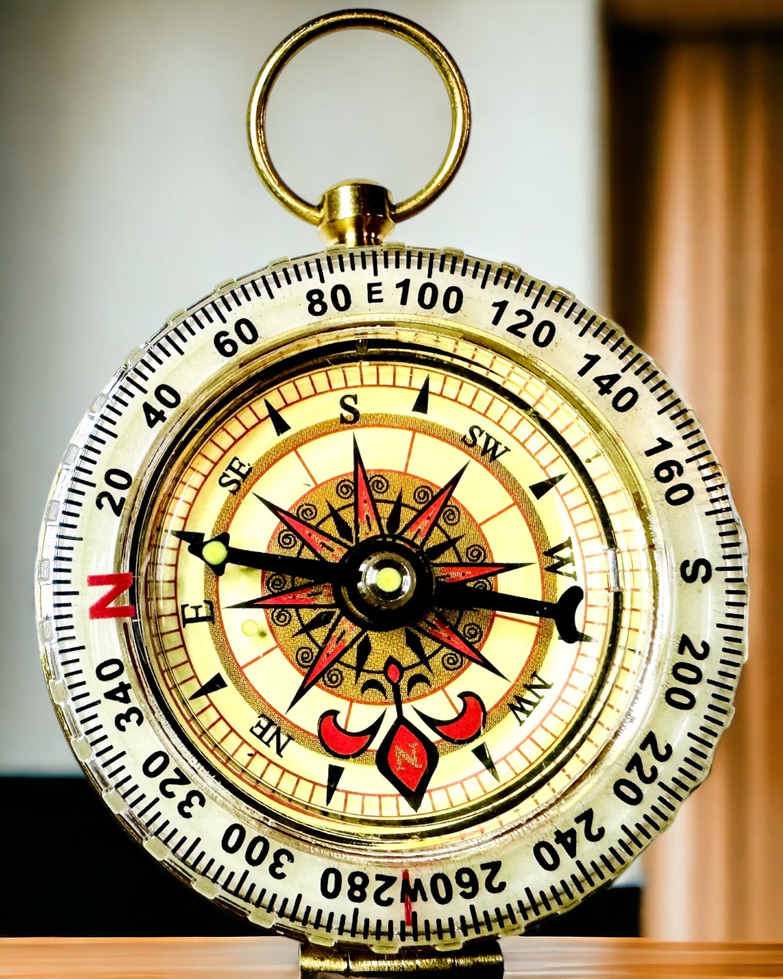 Set Elegant cu Busolă și Fluier de Semnalizare