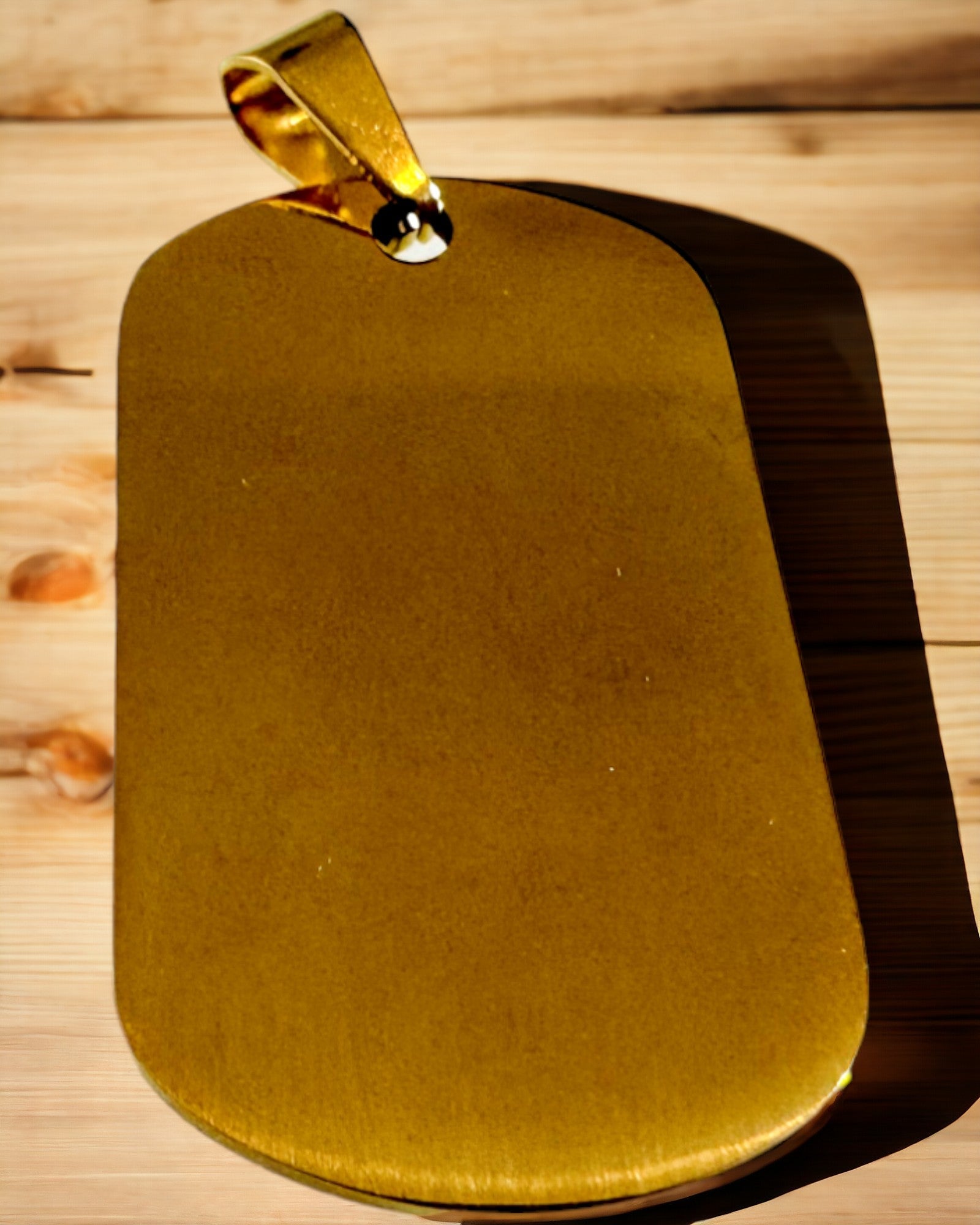 Військовий Кулон з Гравіюванням - Ретро Стиль у Різних Кольорах