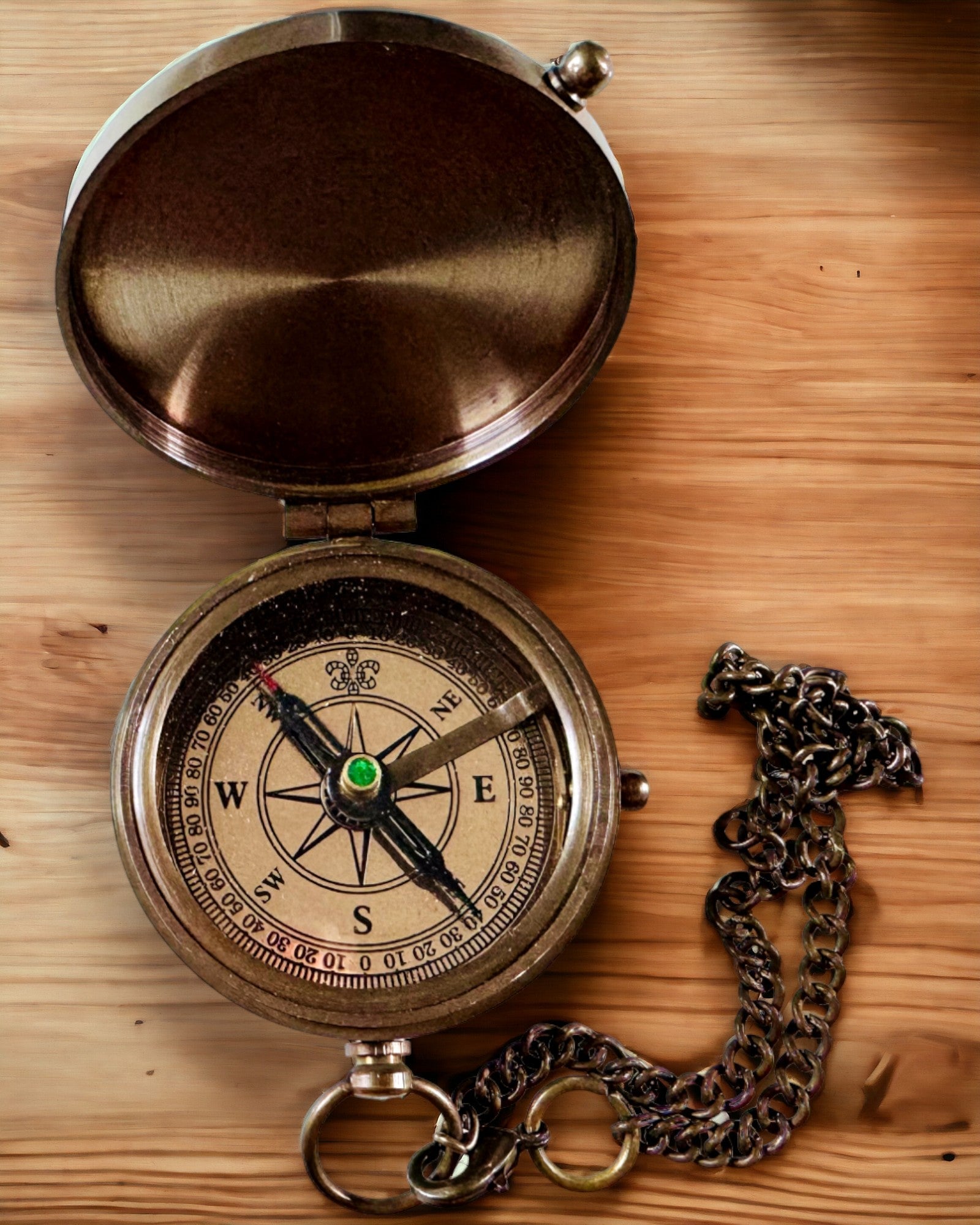 Kompas Indyjski Odysseus – Retro Eksploratora Perełka - posibilitate de gravare