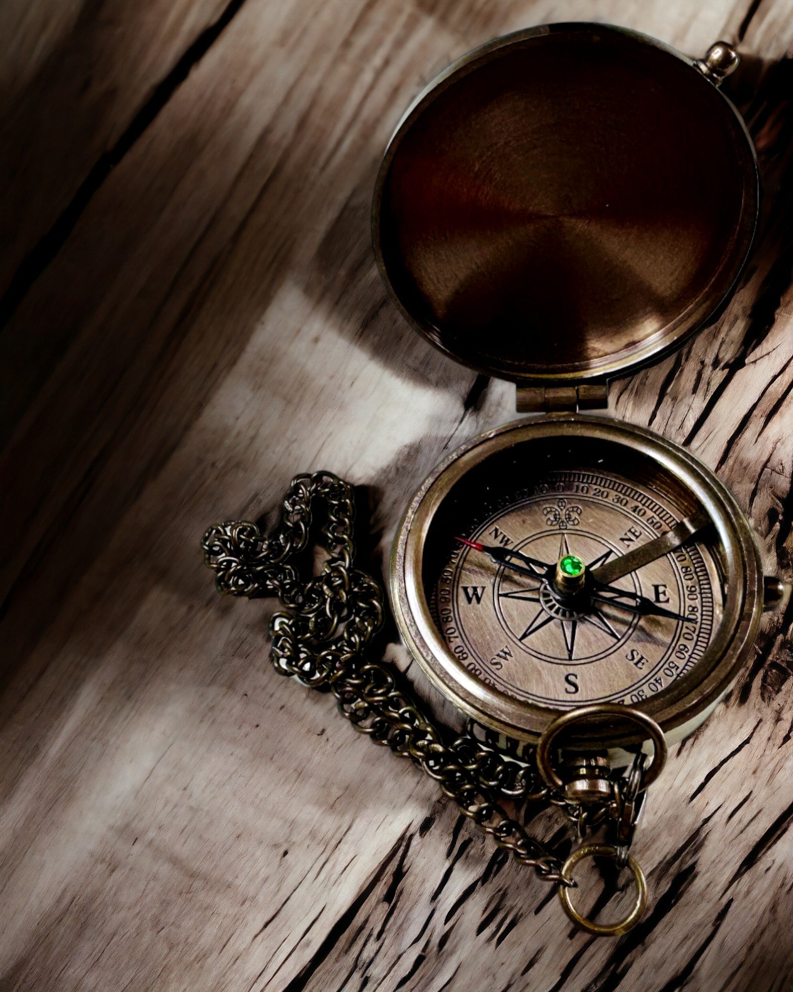 Індійський компас Odysseus – Ретро Перлина Дослідника - можливість гравіювання