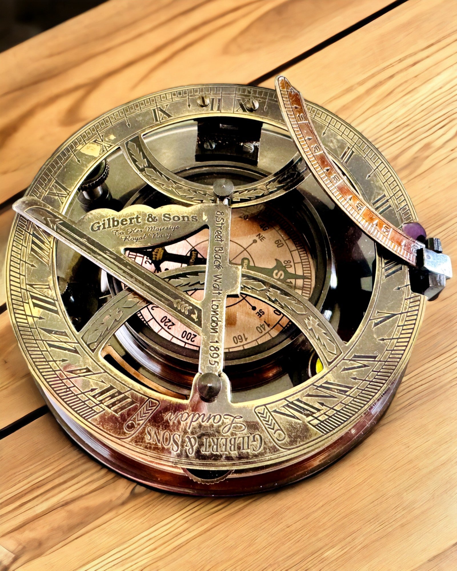 Antique Premium Navigation Compass with Engraving Option – Handcrafted