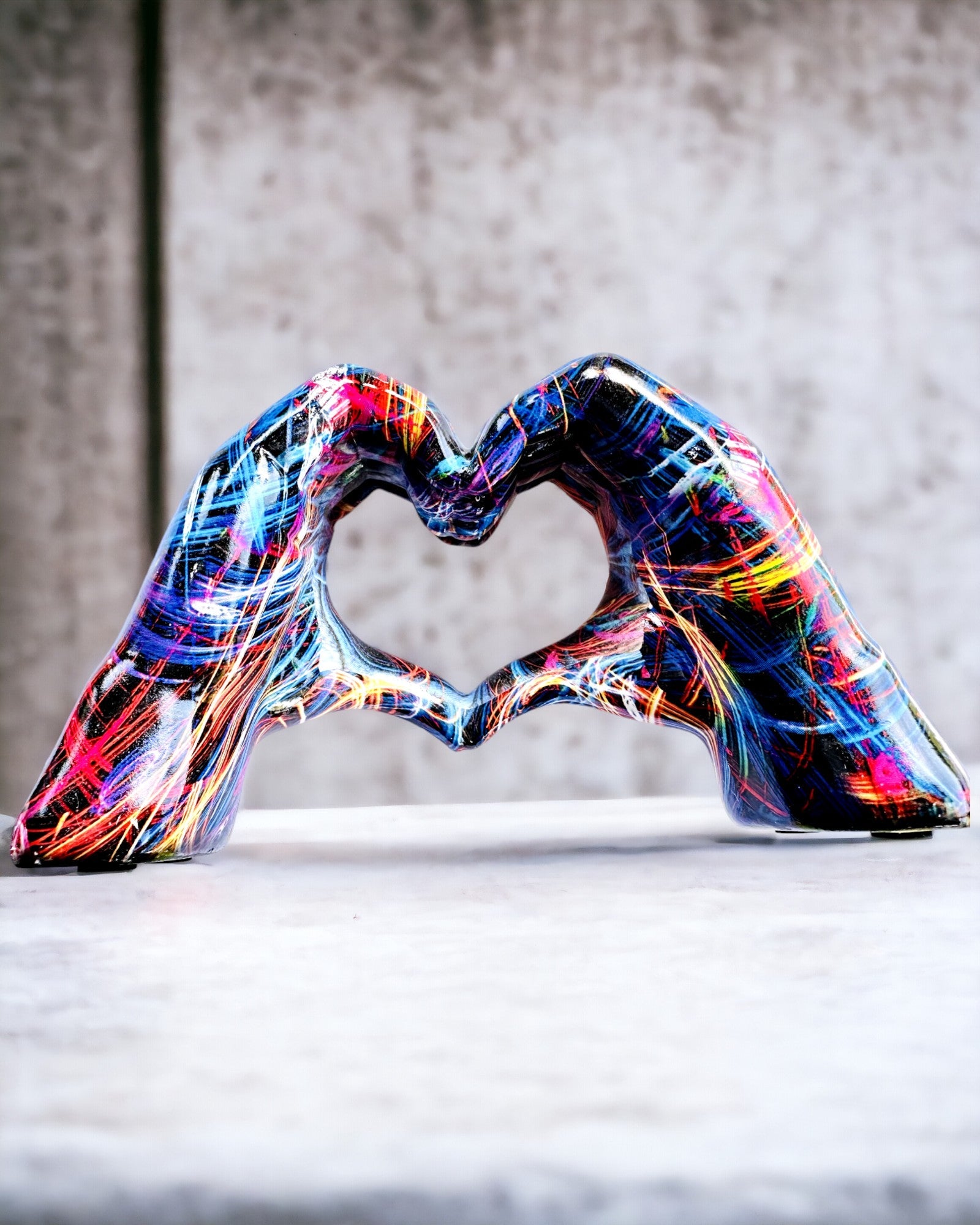 Kalejdoskop Srce – Ručno Rađeni Ukras od Smole s Mogućnošću Graviranja