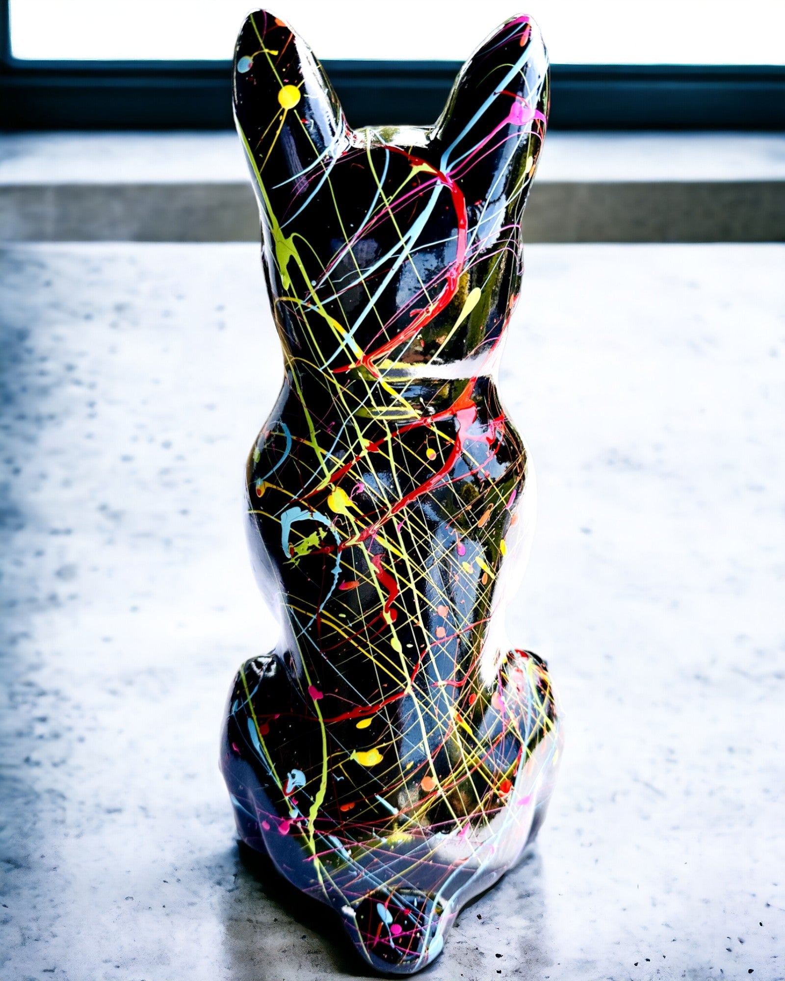 Кольоровий Песик Артистичний - Ручний Розпис Французький бульдог, персоналізація гравіюванням, ідеальний для подарунка