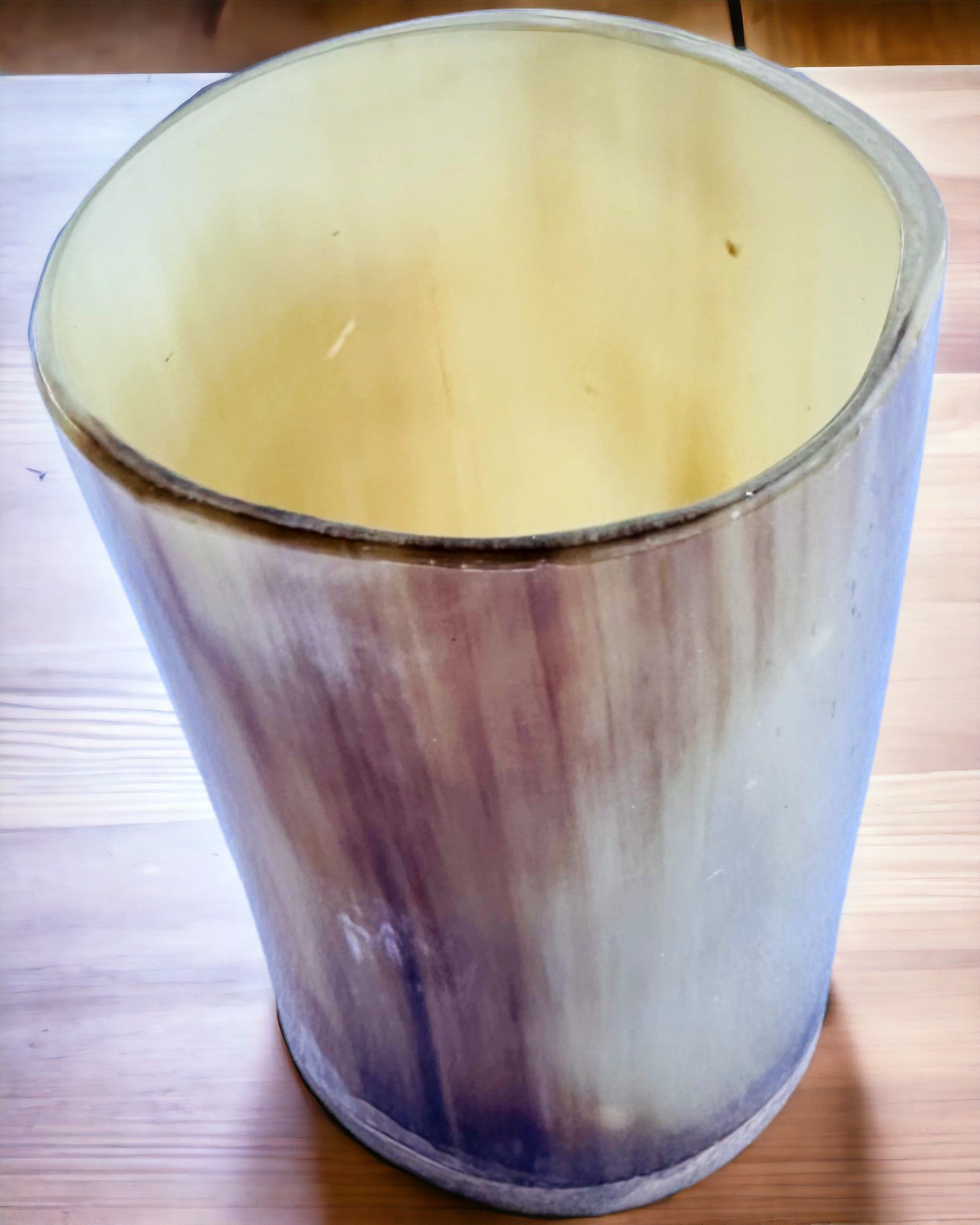 Ceașcă Mică Lucrată Manual cu Posibilitate de Gravare, pahar Indian Ceașcă, posibilitate de personalizare pentru cadou, gravură. Culoare deschisă