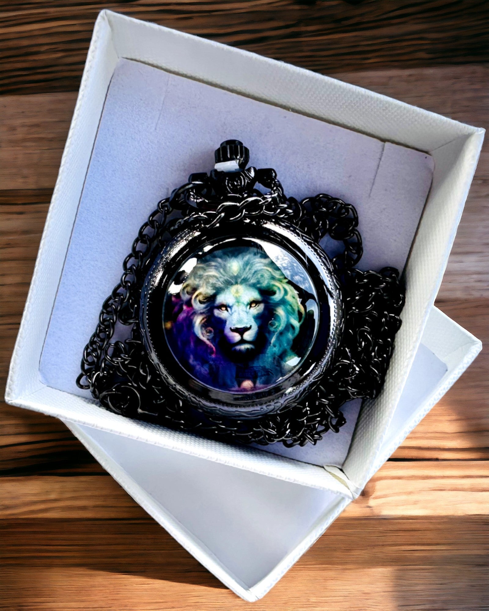 Карманний годинник "Majesty Lion" з можливістю гравіювання