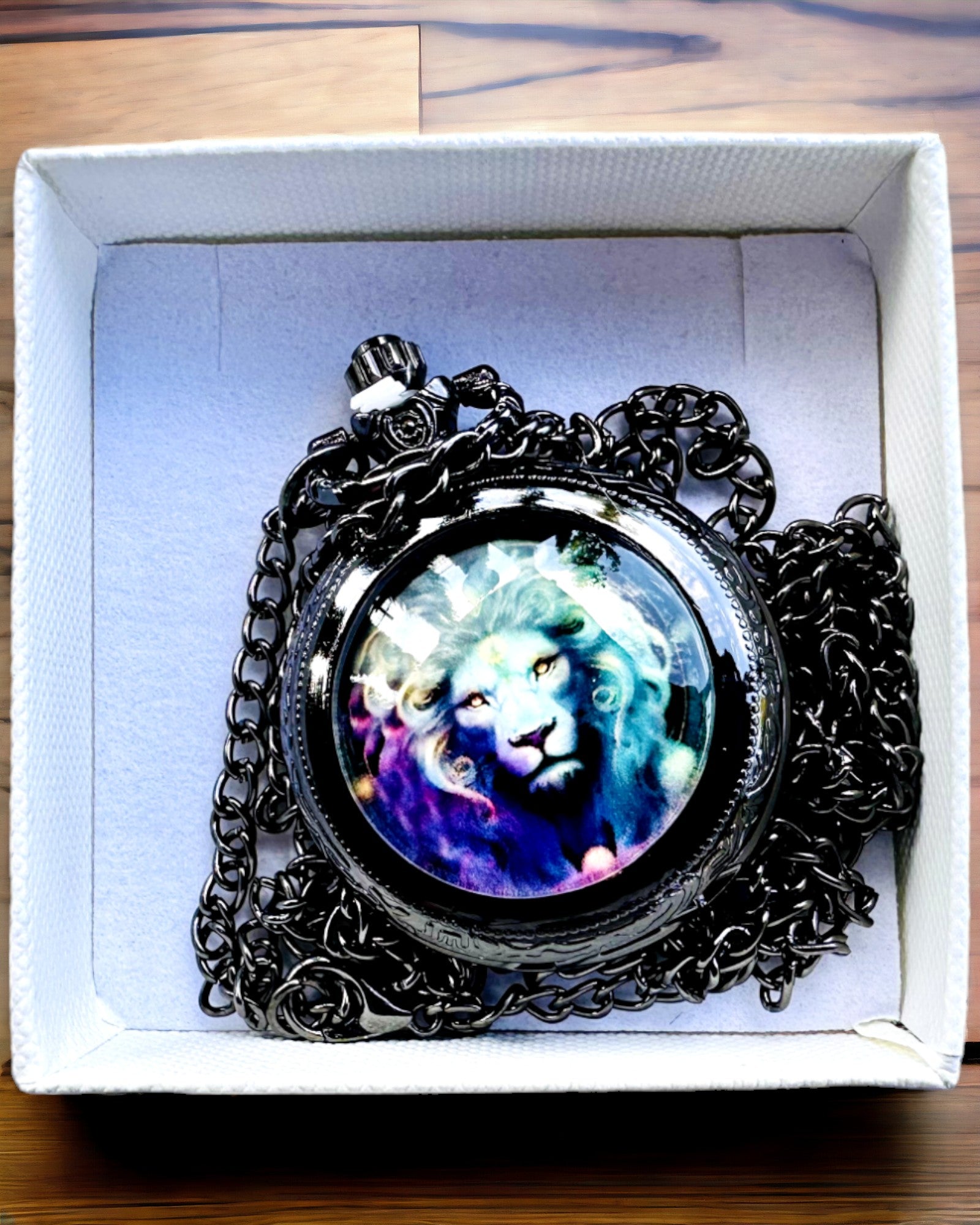 Карманний годинник "Majesty Lion" з можливістю гравіювання