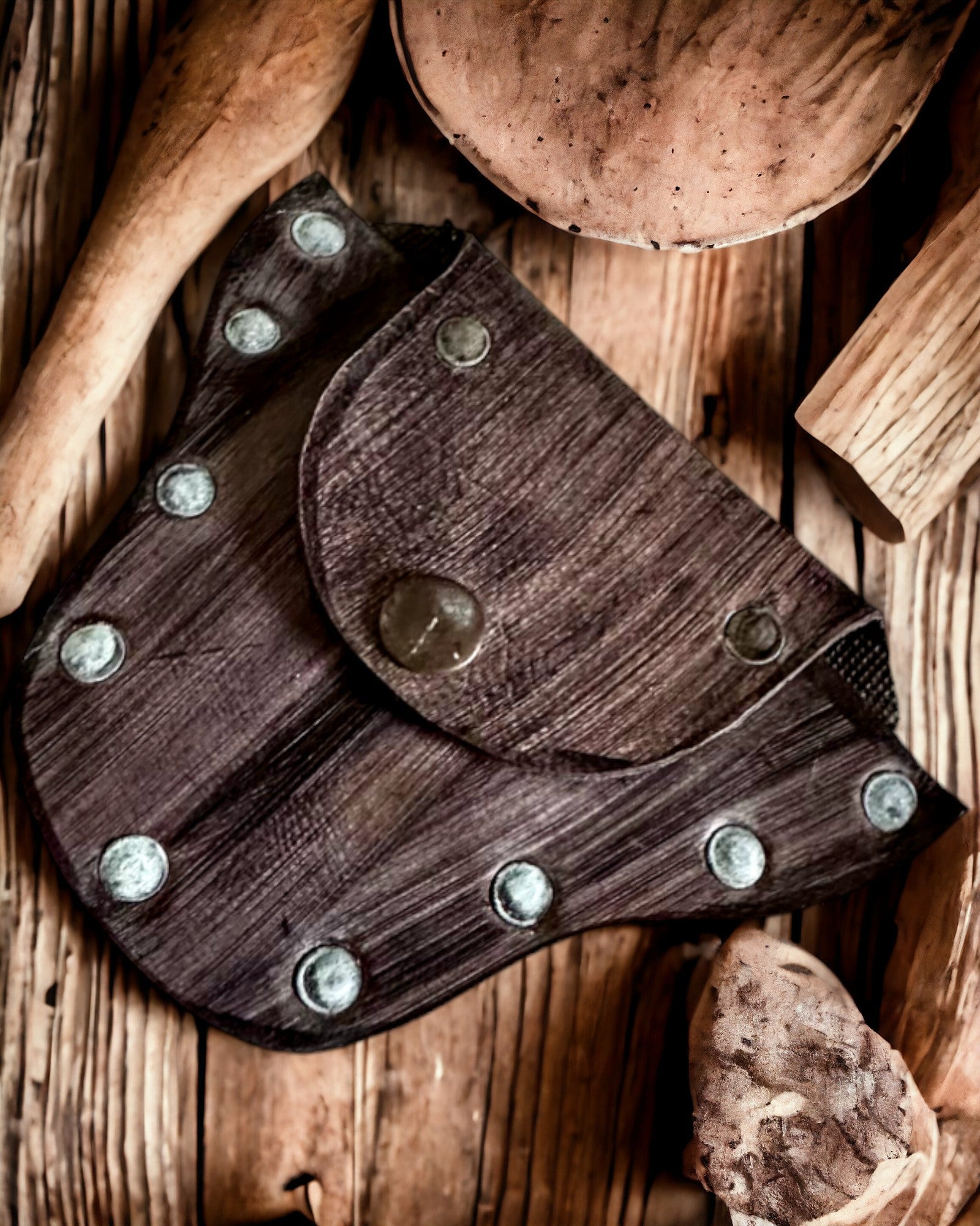 Torbica Skrovište Šumskog Patuljka - Ručno Izrađena Mala Kožna Torbica