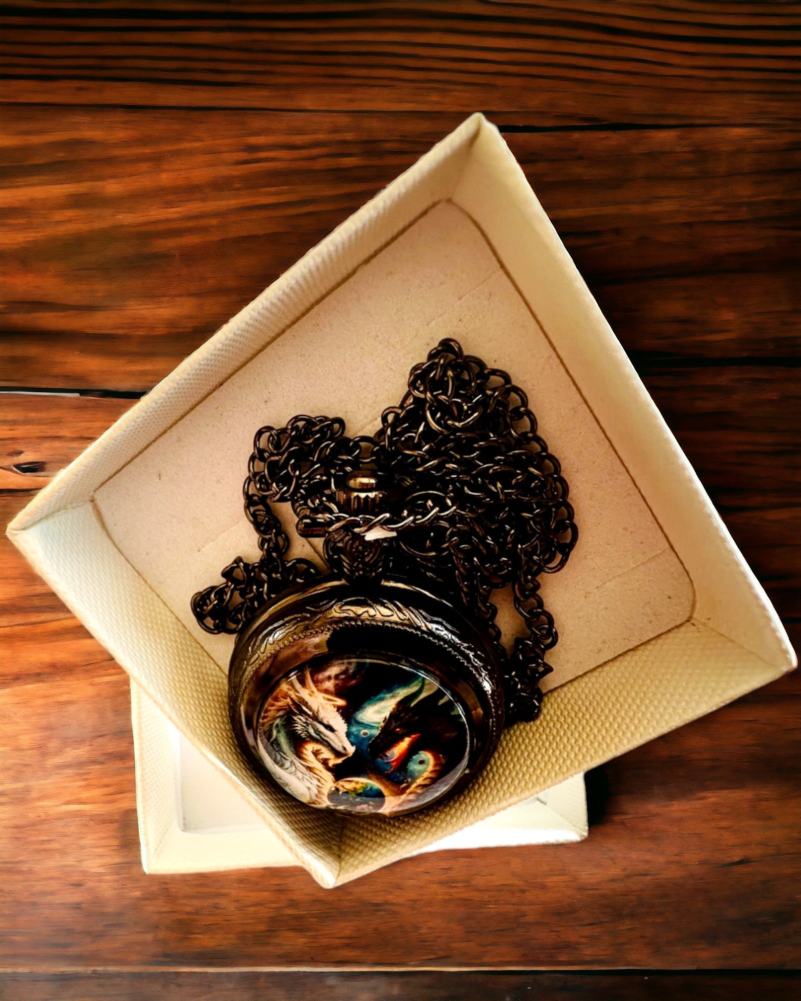 Кишеньковий кварцовий годинник "Легендарний Всесвіт" з опцією гравіювання