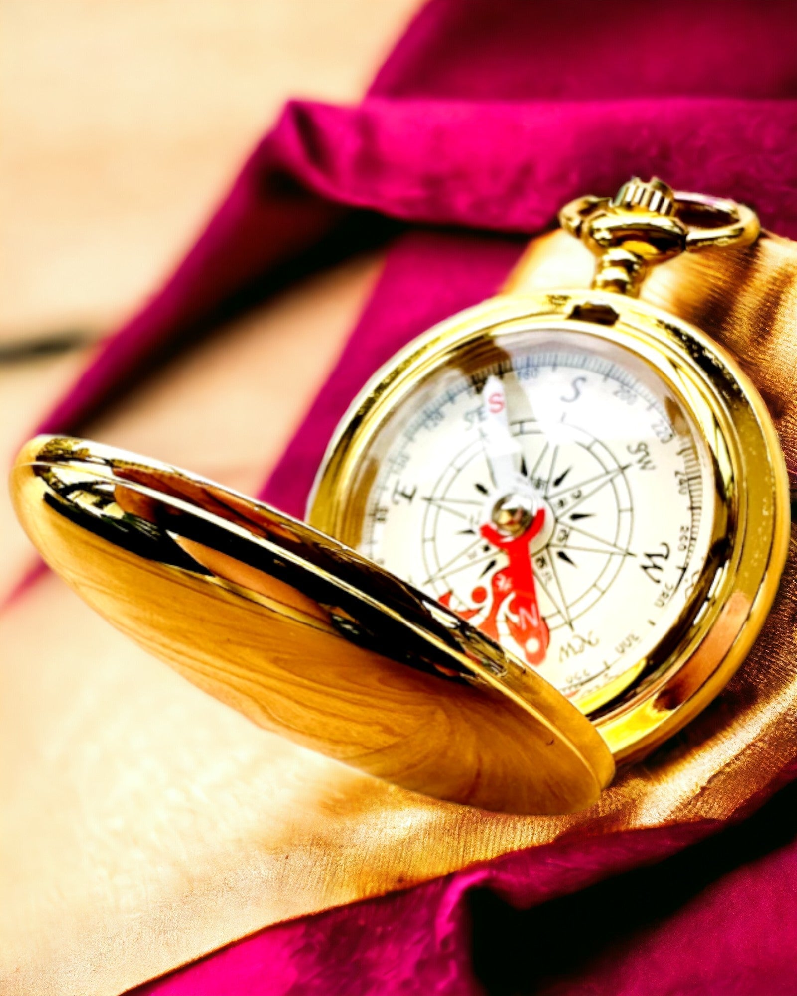 Компас Wędrowiec з Опцією Гравірування - колір золотий