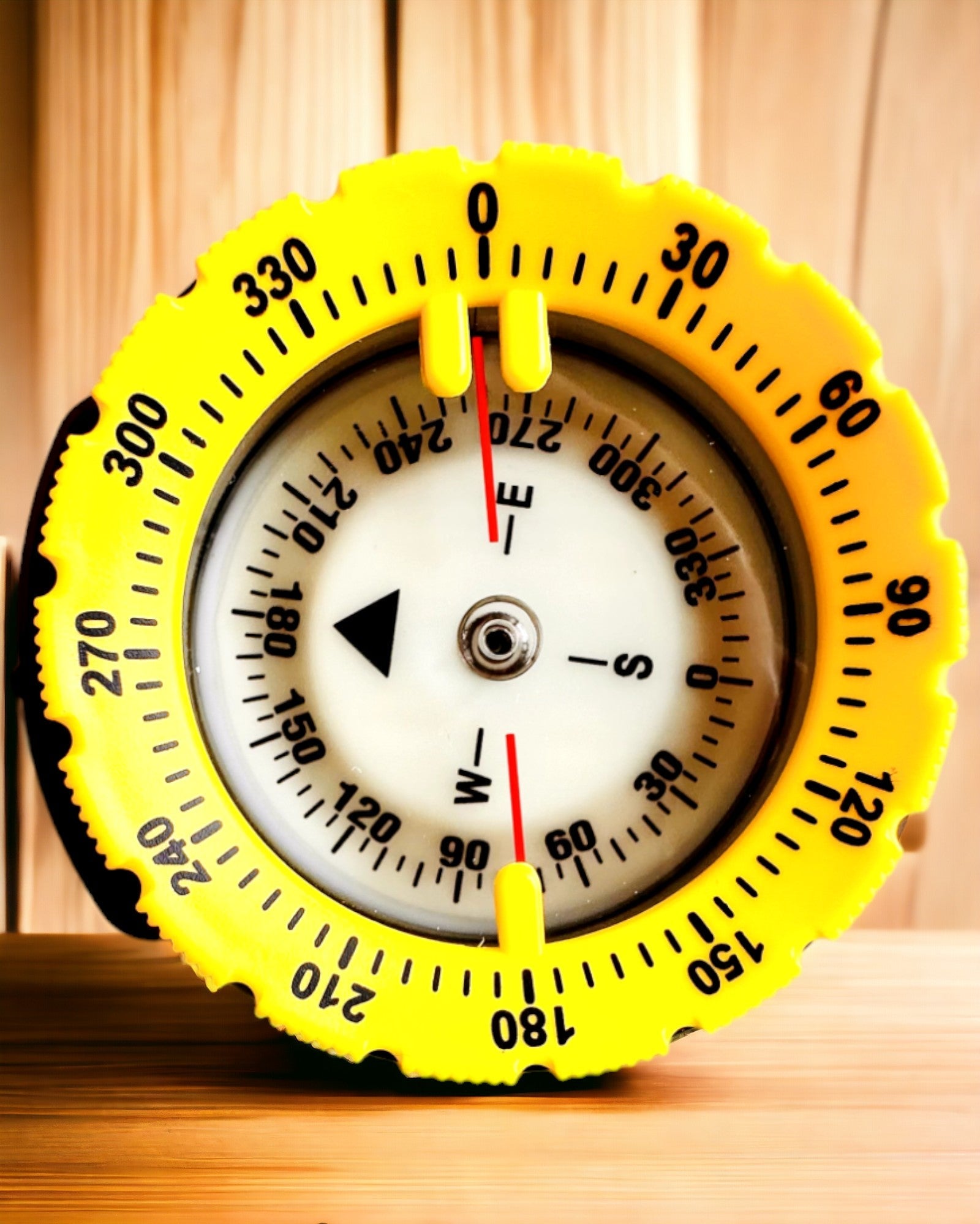 Compas de scufundare AquaGuide - compas rezistent la apă cu funcție de luminescență și curea flexibilă, posibilitate de personalizare