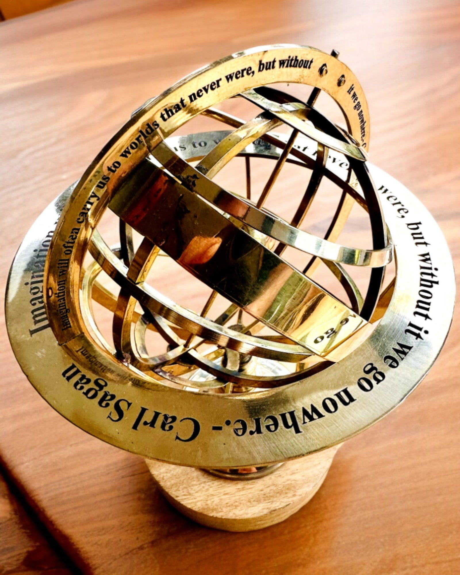 Astrolabium Artis - Ручна робота з можливістю гравіювання, декорація для офісу, преміум