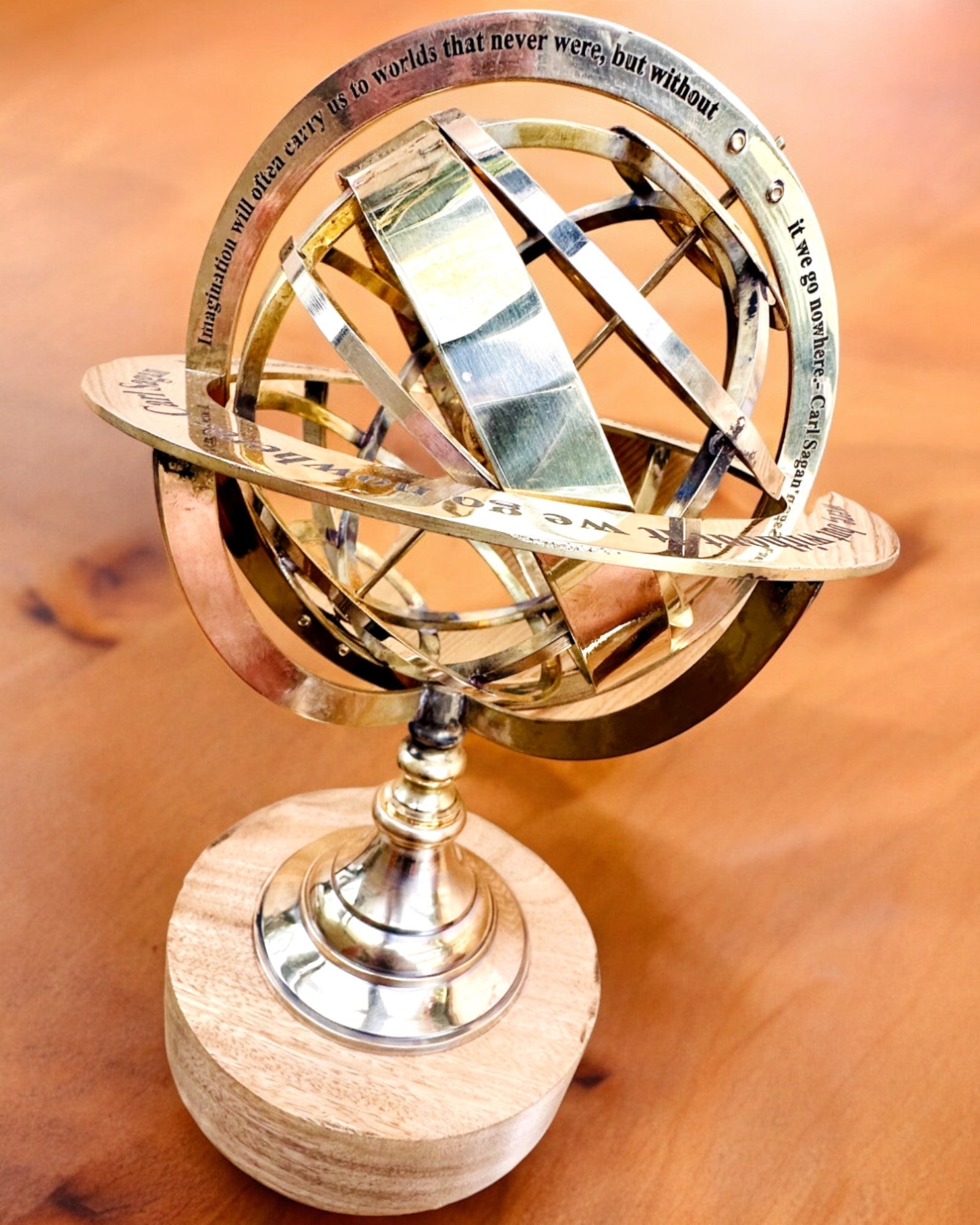 Astrolabium Artis - Ручна робота з можливістю гравіювання, декорація для офісу, преміум