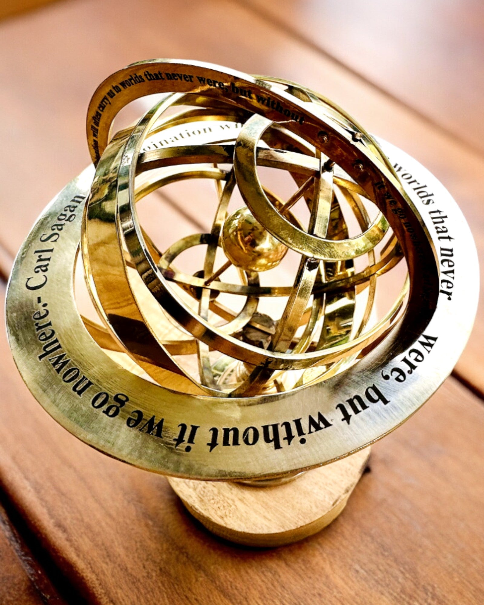 Astrolabium Artis - Ручна робота з можливістю гравіювання, декорація для офісу, преміум