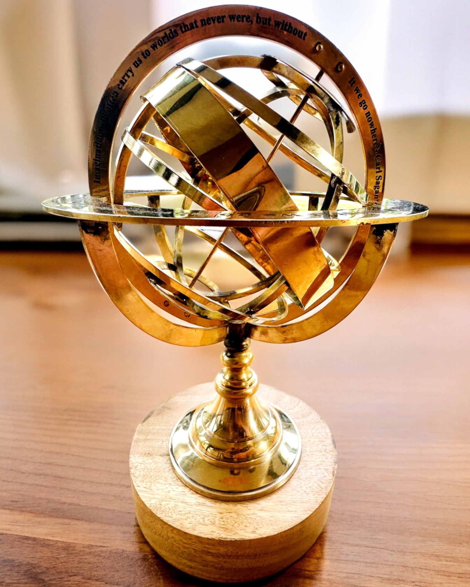 Astrolabium Artis - Ручна робота з можливістю гравіювання, декорація для офісу, преміум