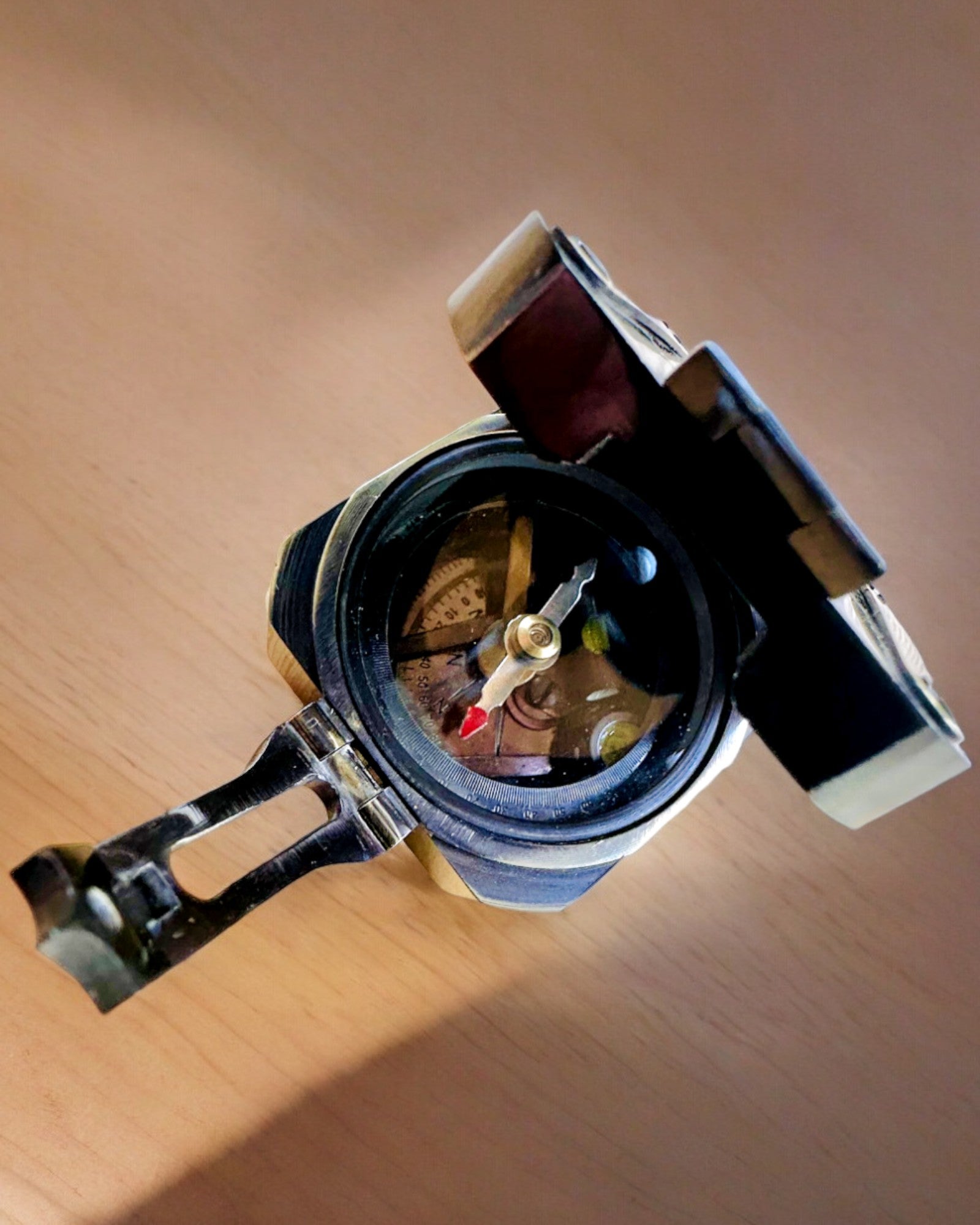 Busolă solidă, premium, de căpitan „Navigator” - cu opțiune de personalizare prin gravură