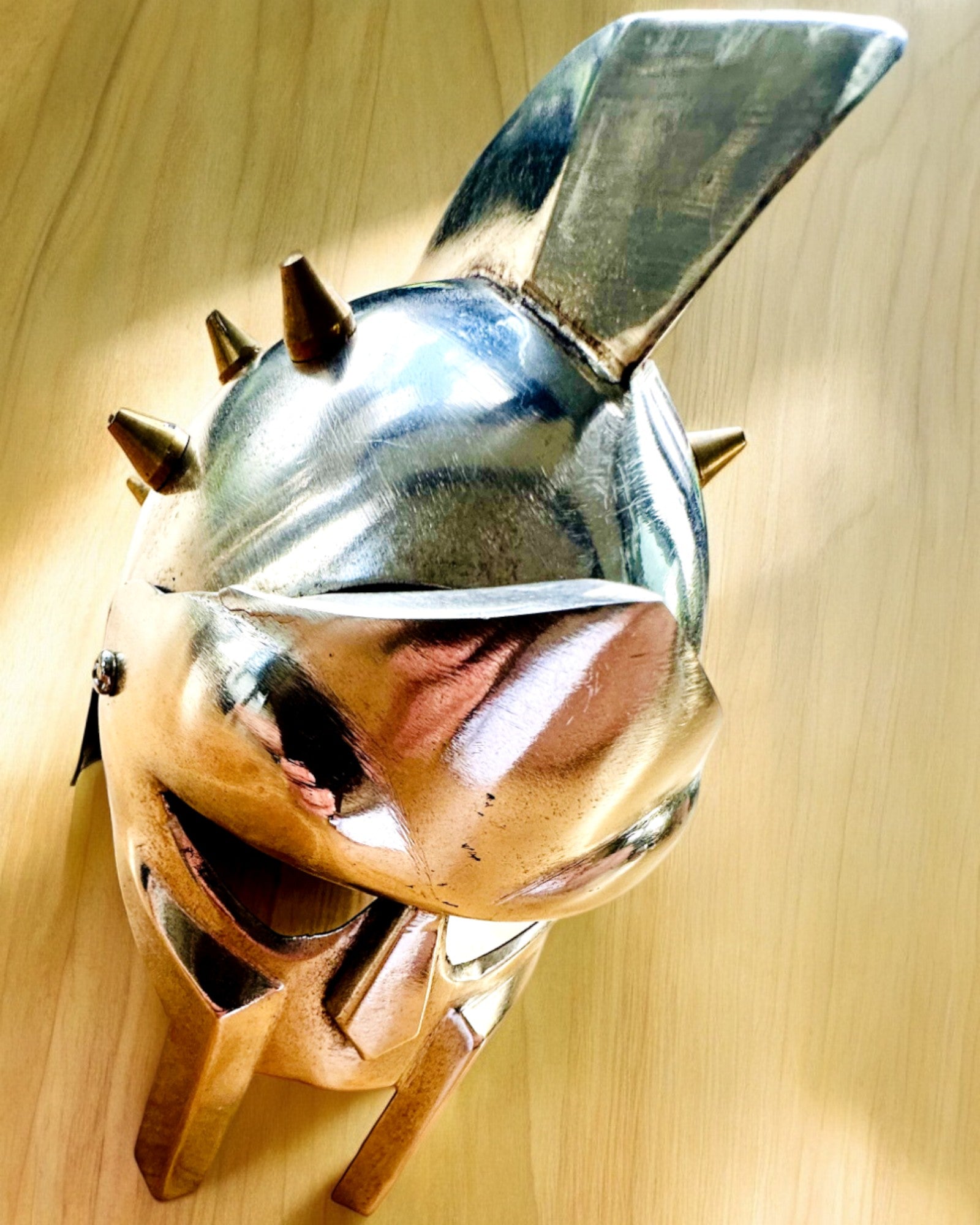 Gladiatorska Maska Viteška "Sparta" - mogućnost personalizacije gravurom