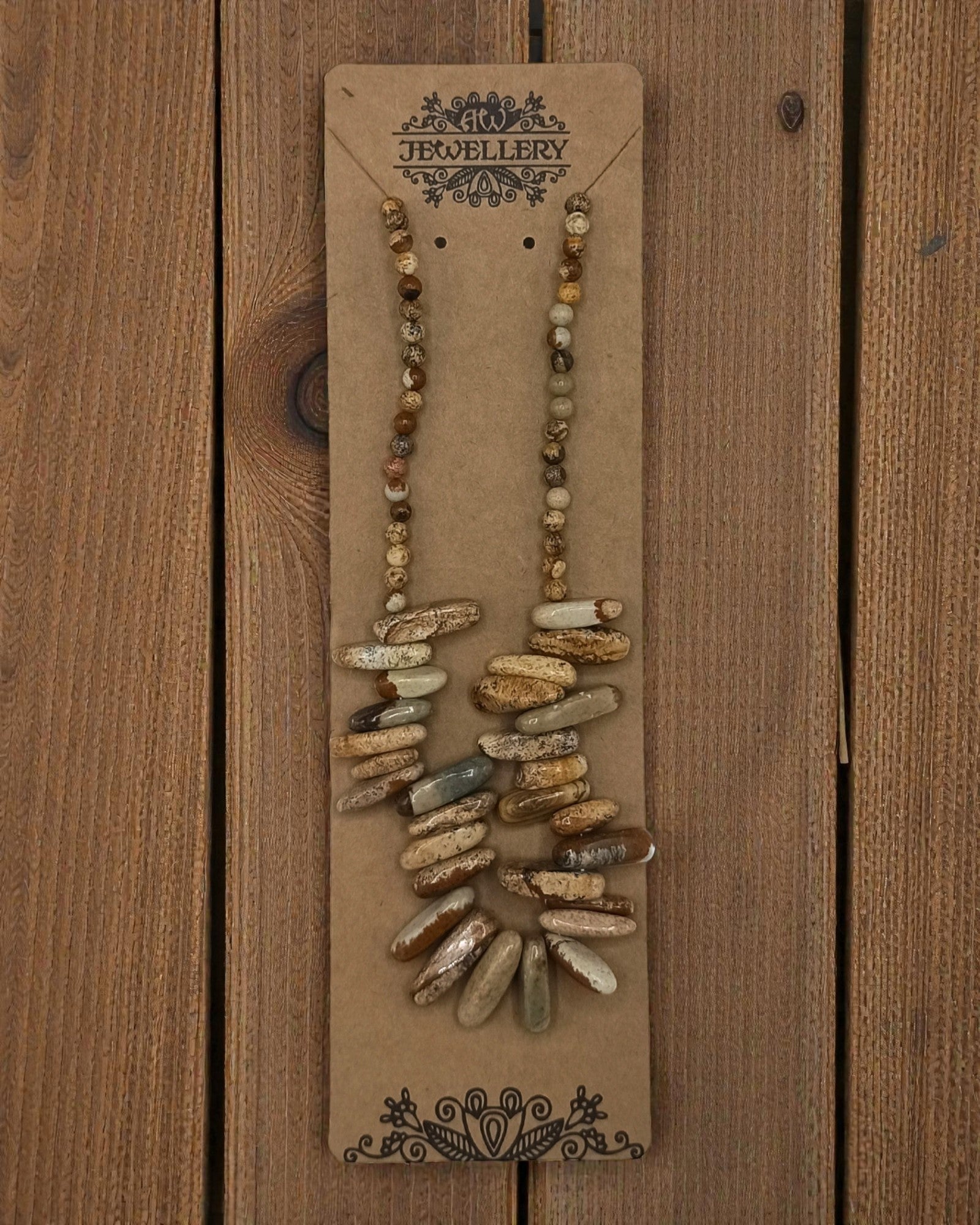 Longstone Precious-stone Necklace - Map Stone