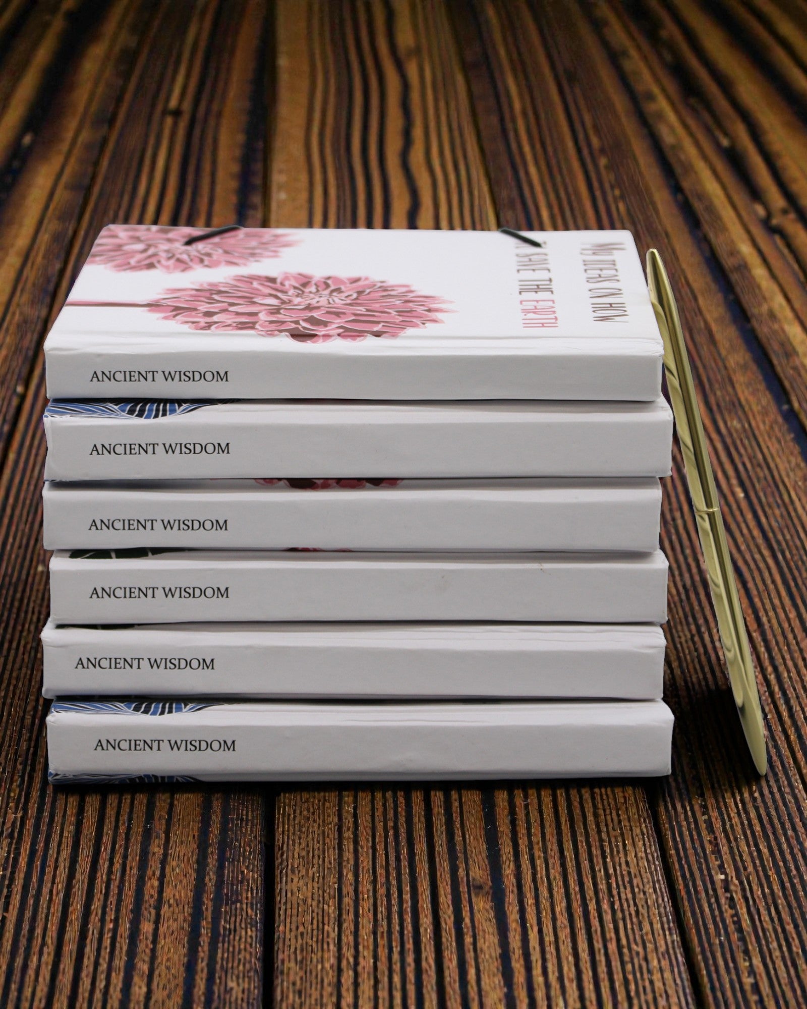 Flowers Together – малий записник зі стрічкою та кокосовим ґудзиком 18 × 12,5 cm, 200 сторінок