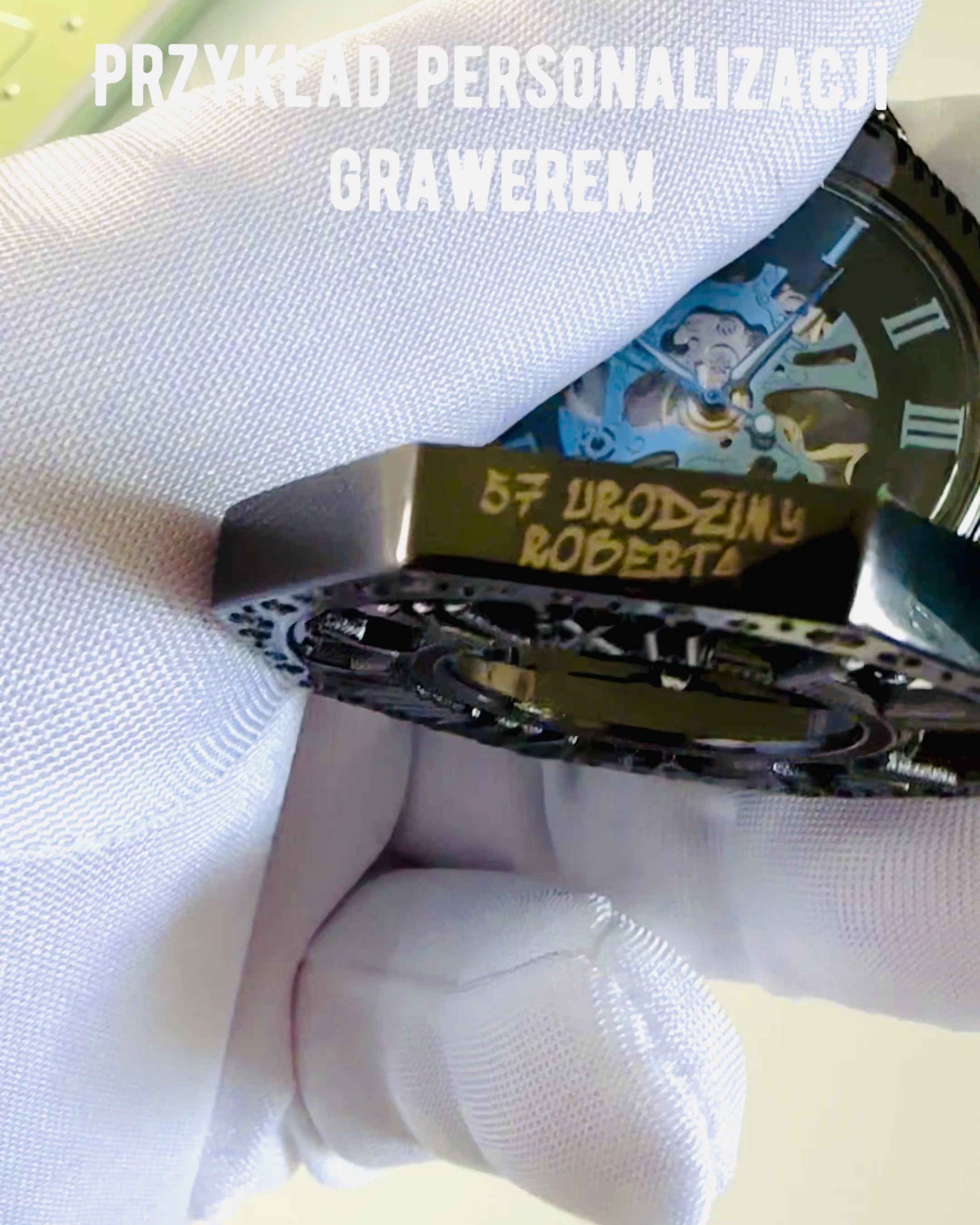 Класичний восьмикутний механічний кишеньковий годинник Steampunk чорного кольору, гравірування