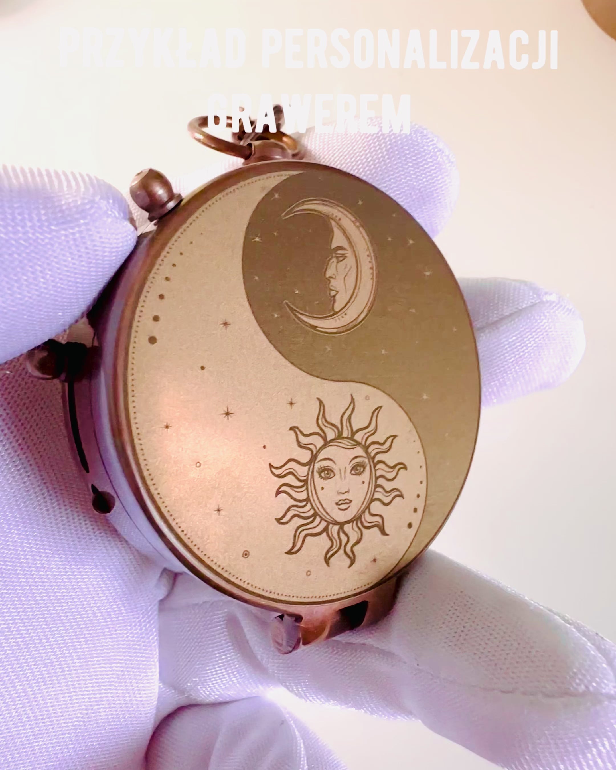 Kompas Indyjski Odysseus – Retro Eksploratora Perełka - posibilitate de gravare