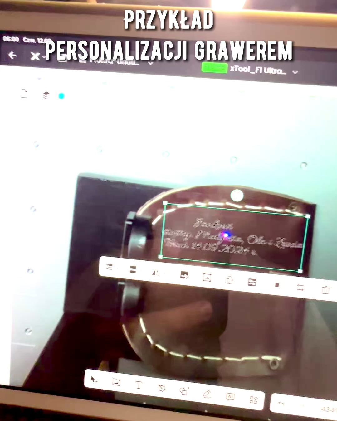 Odinis dėklas „Odkrywca“ - kompaktiškam kompasui arba kišeniniam laikrodžiui - galimybė personalizuoti graviravimu