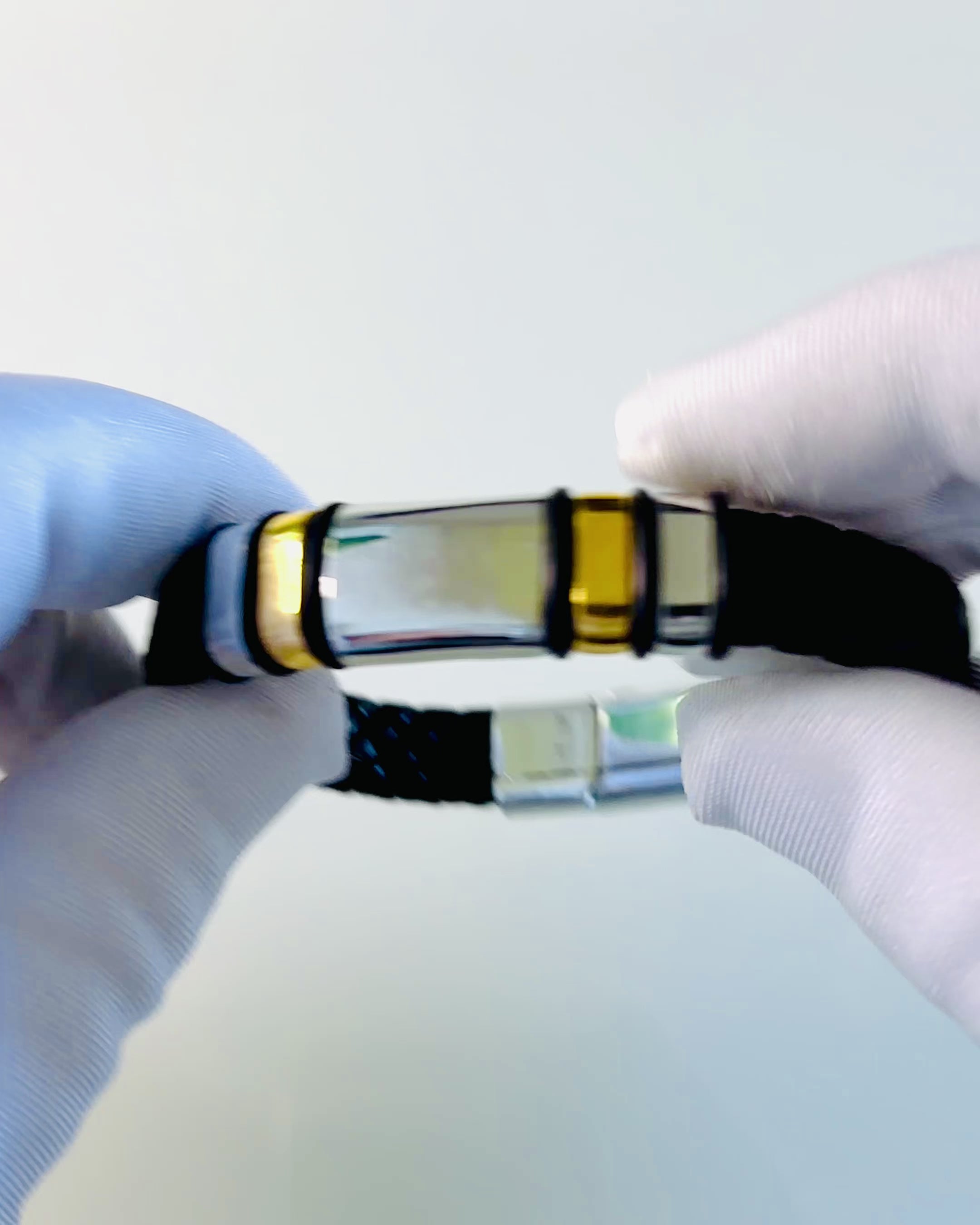 Модний браслет Hip Hop для чоловіків з гравіюванням на замовлення та магнітною застібкою – оберіть стиль зі срібними або золотими акцентами, 22 см шкіра PU