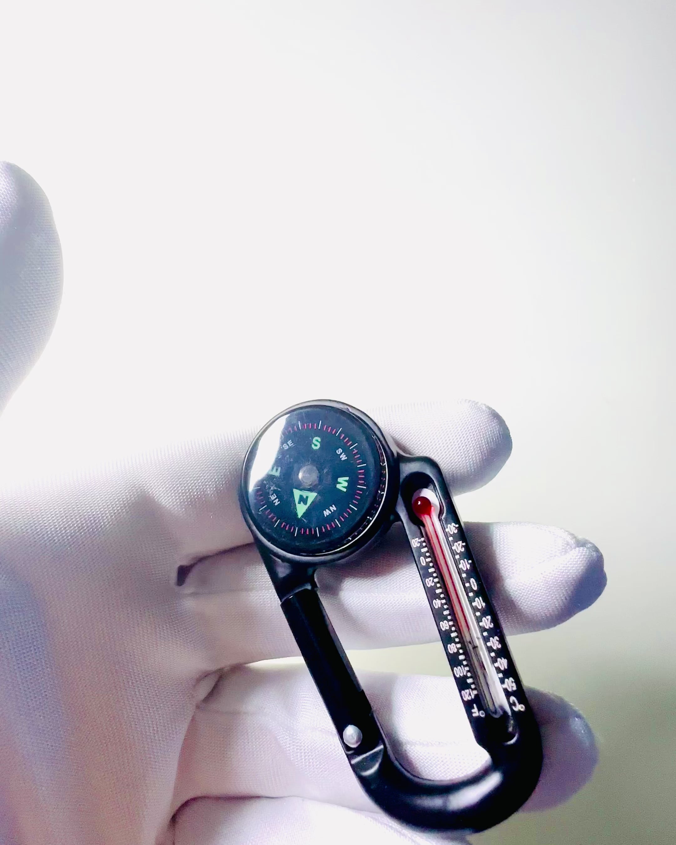 Busolă carabinieră cu termometru, breloc - posibilitate de gravare