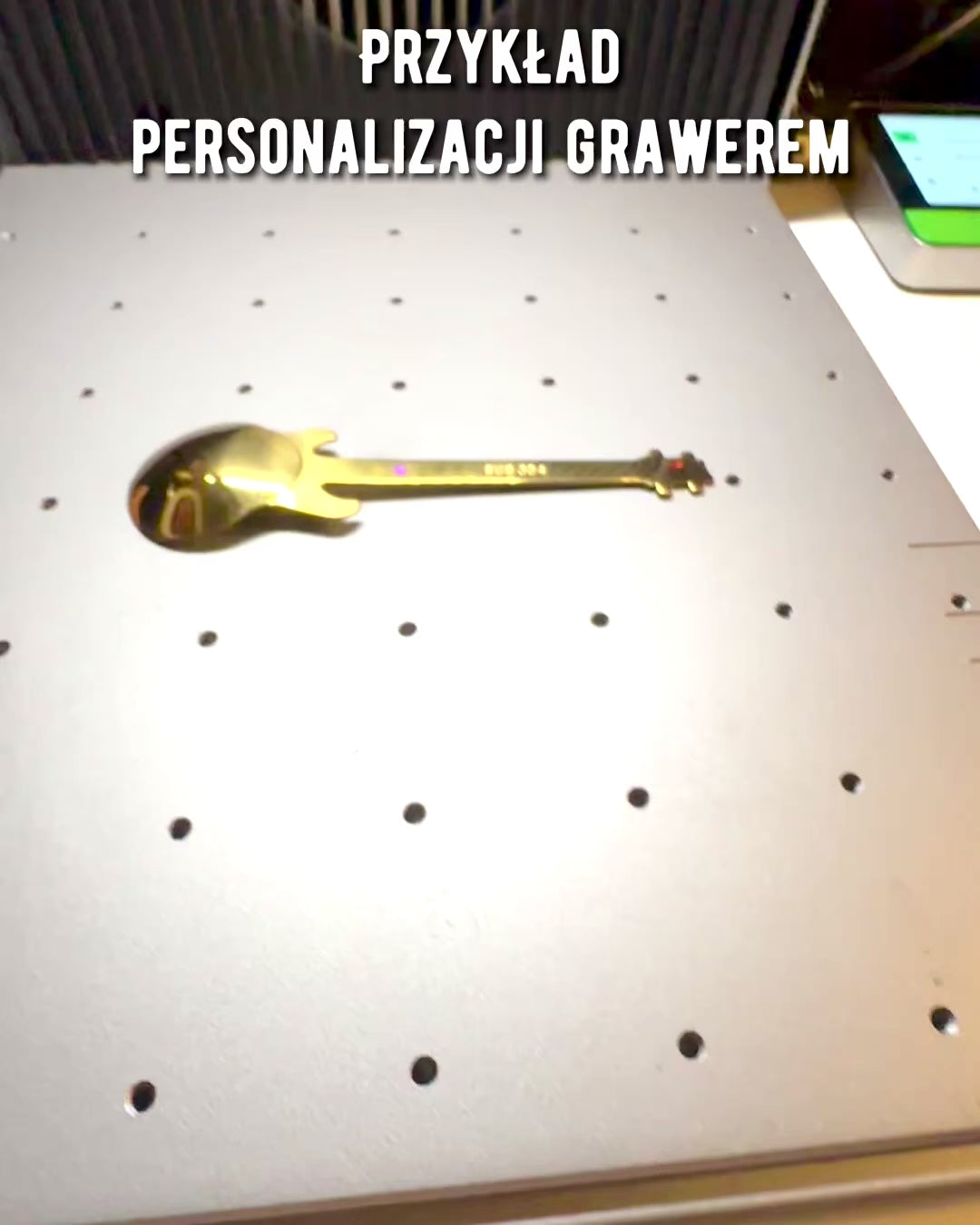 Cucharita "Strunowy Hit" con opción de grabado 2 variantes de color a elegir