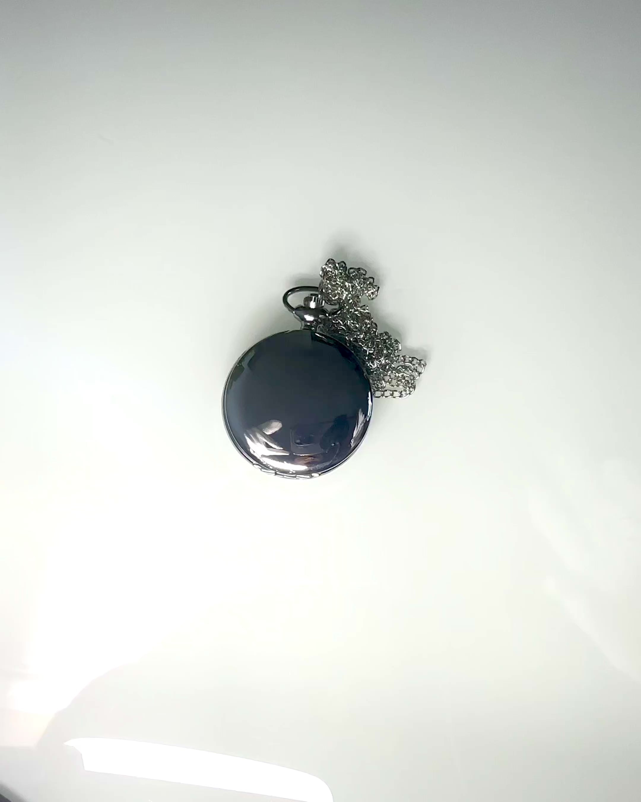 Класичний Срібний Кишеньковий Годинник з Опцією Гравіювання