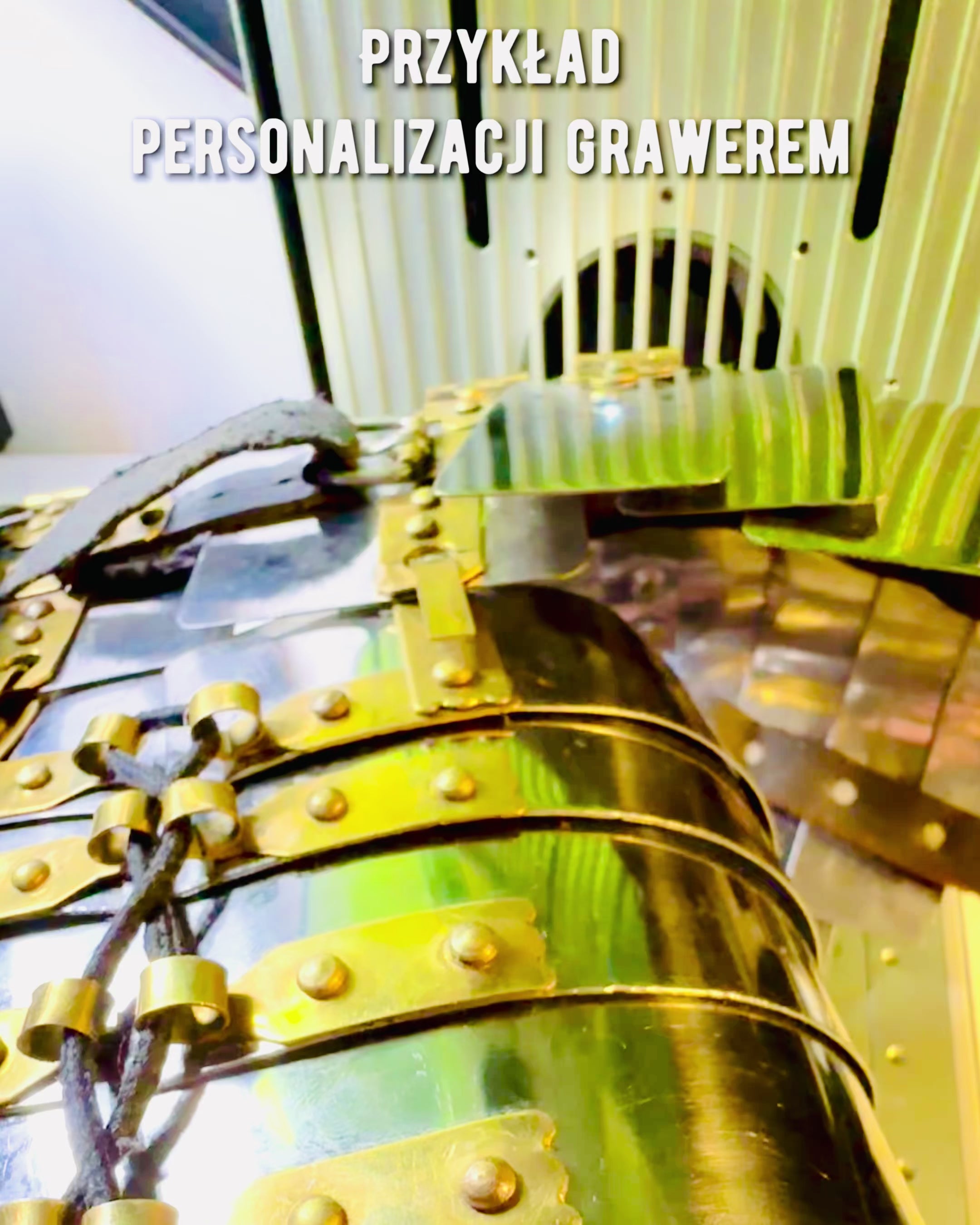 Miesto Kario Šarvai - Rankų Darbo, Galimybė Graviruoti, Aukštis Apie 40 cm