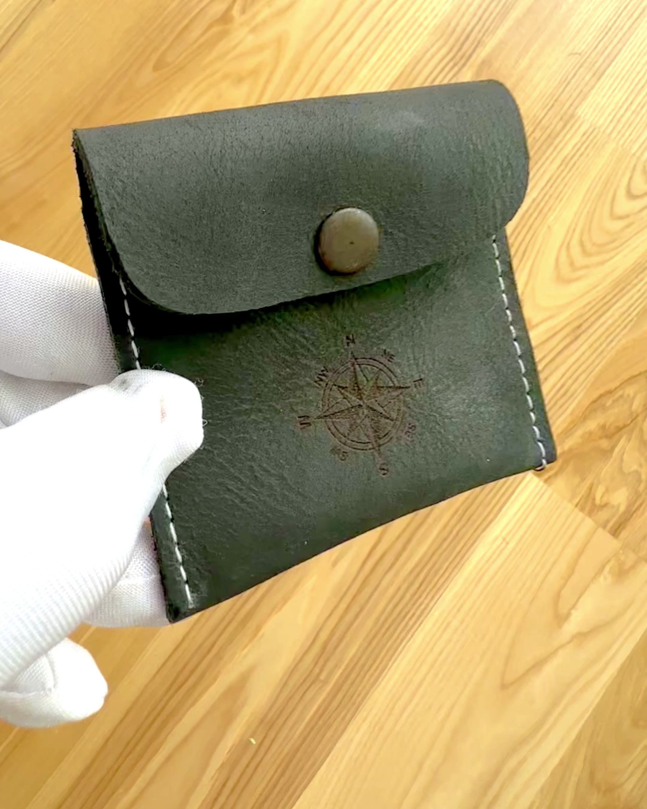 Estuche para reloj de bolsillo o brújula Viajero - posibilidad de personalización con grabado