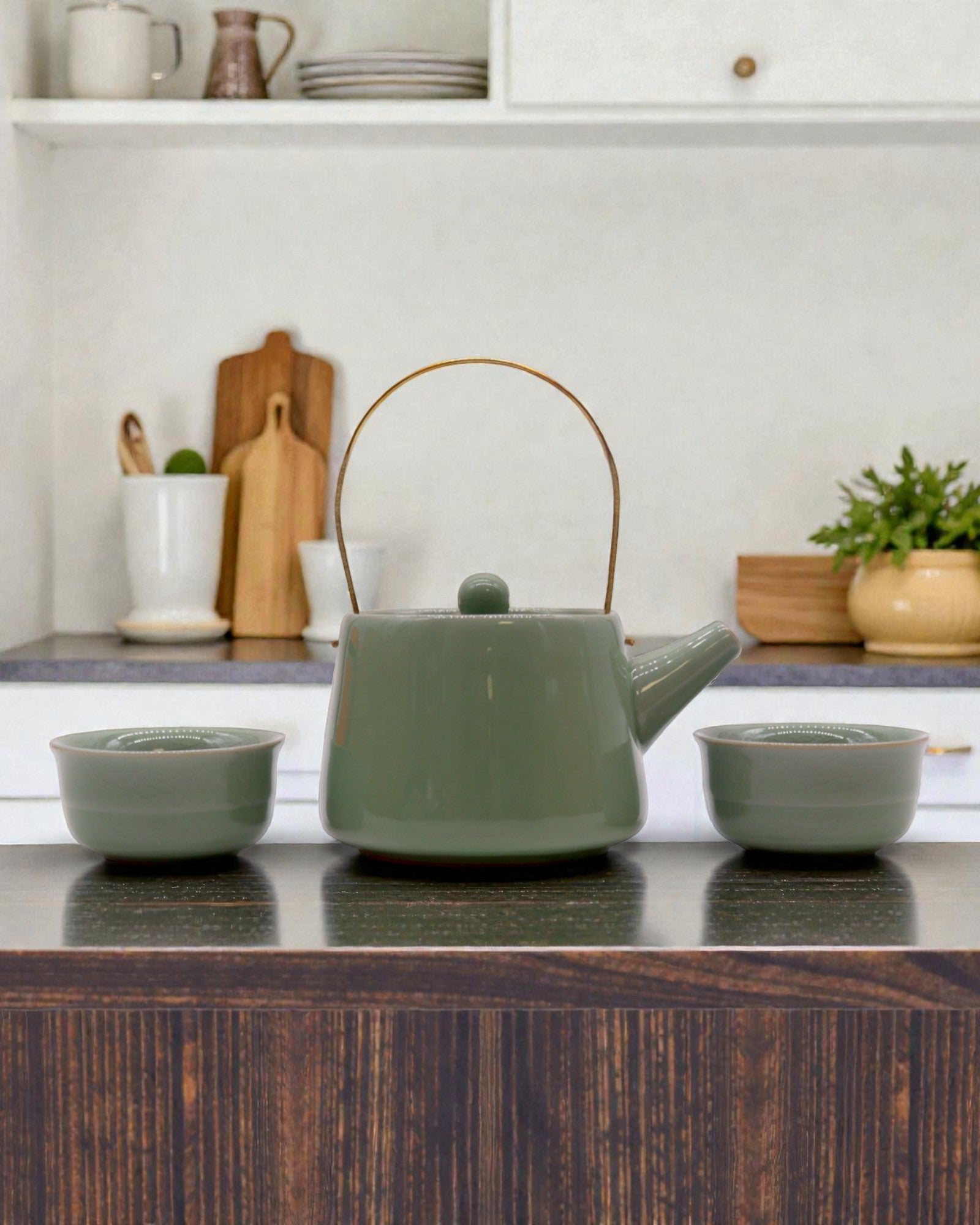 Jade Harmony – Light Green Tea Set