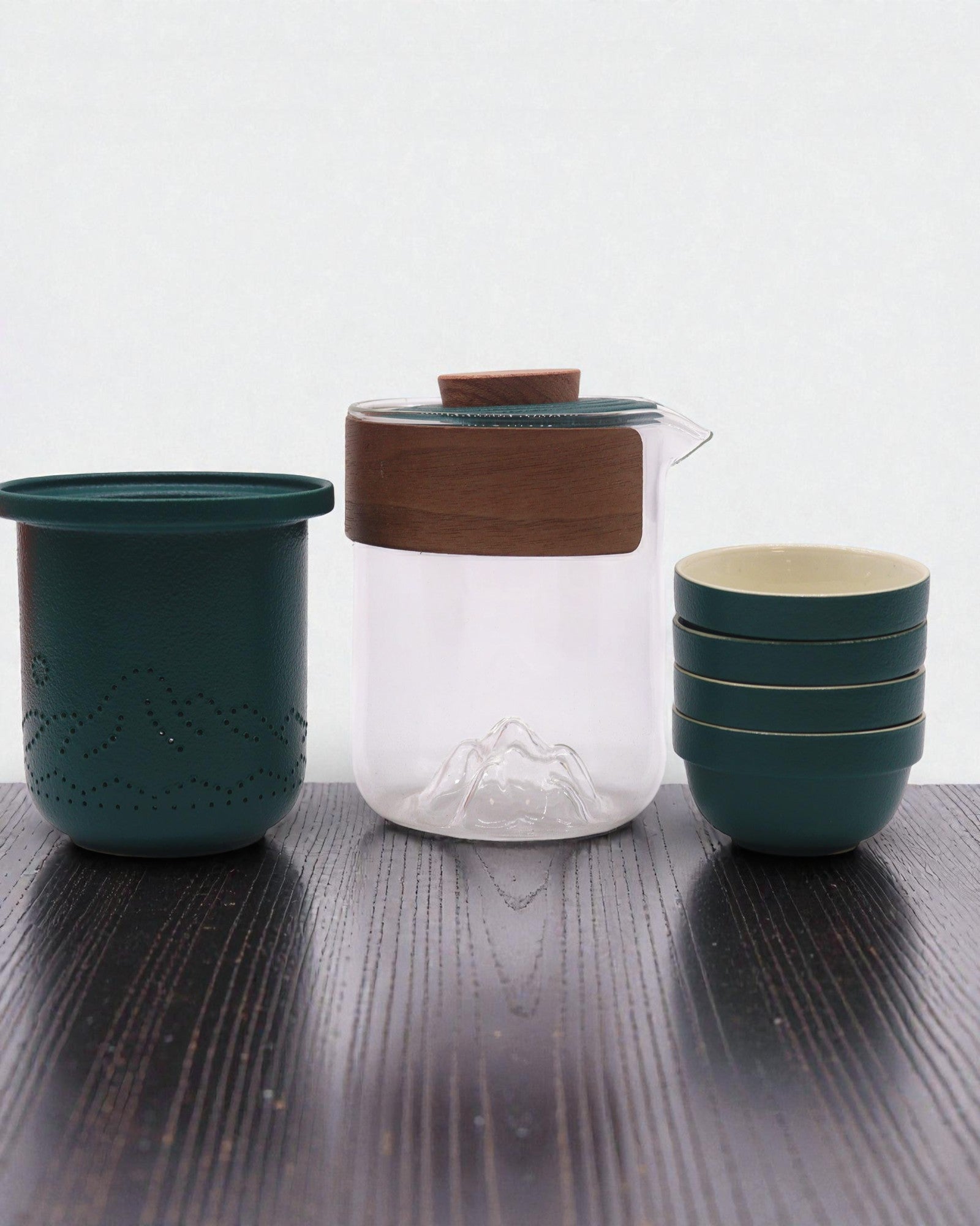 Horská výprava – turistická čajová sada se 4 šálky