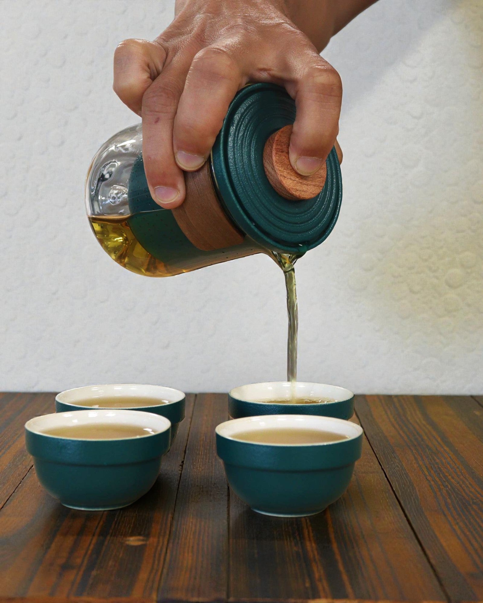 Horská výprava – turistická čajová sada se 4 šálky