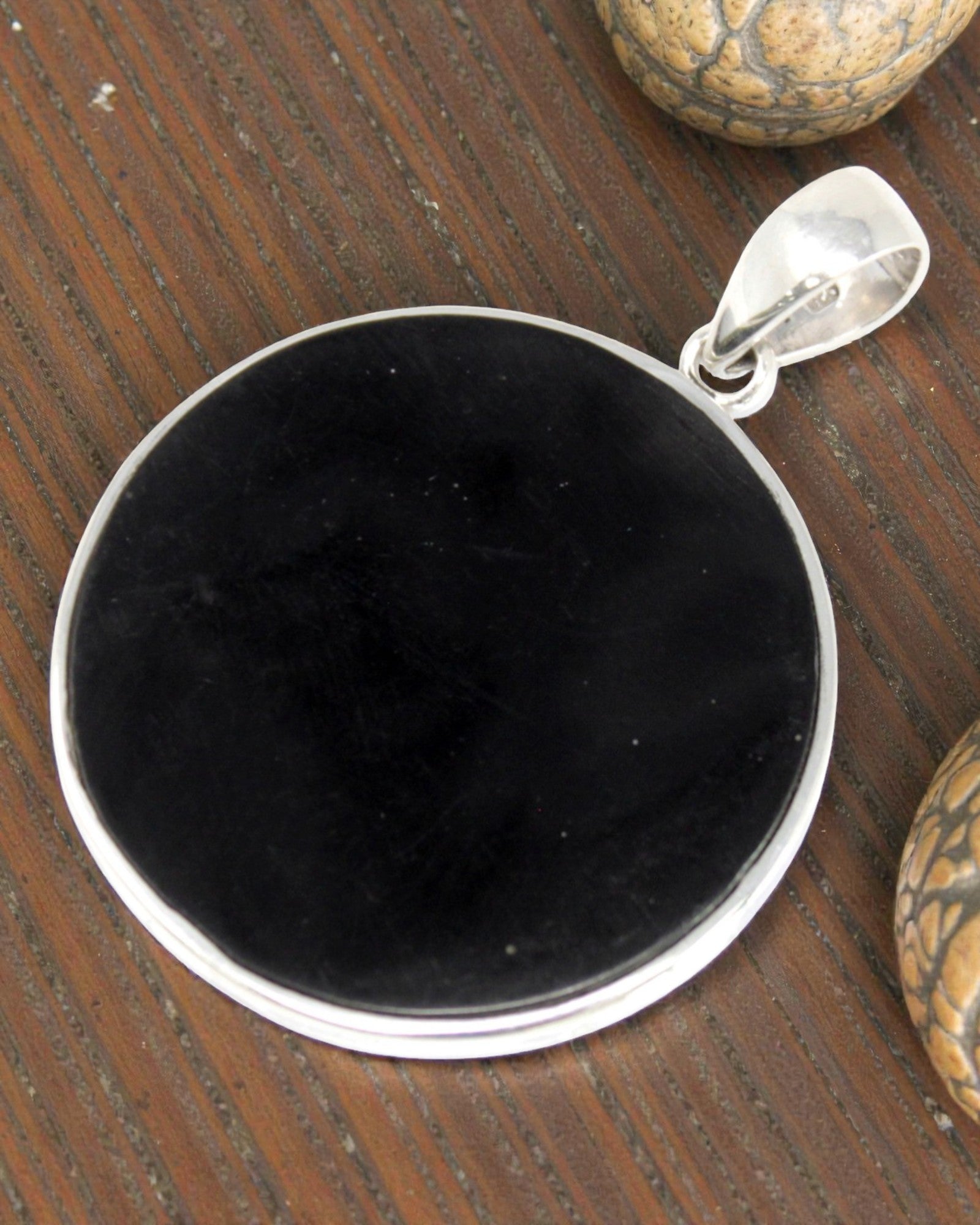 Colgante de Plata Árbol de la Vida 30 mm – Abalone Ocean Glow