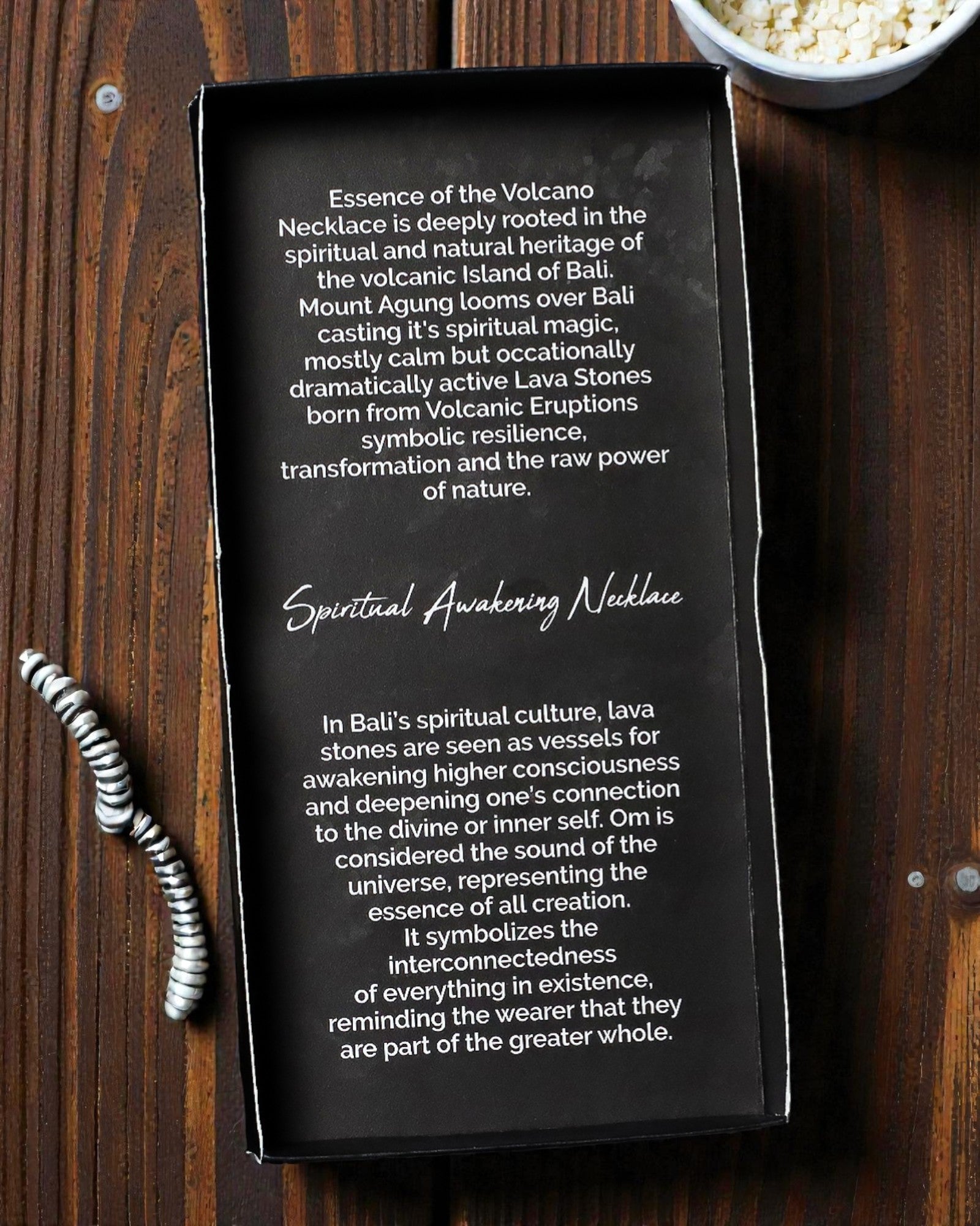 Colar Essência do Vulcão – Despertar Espiritual