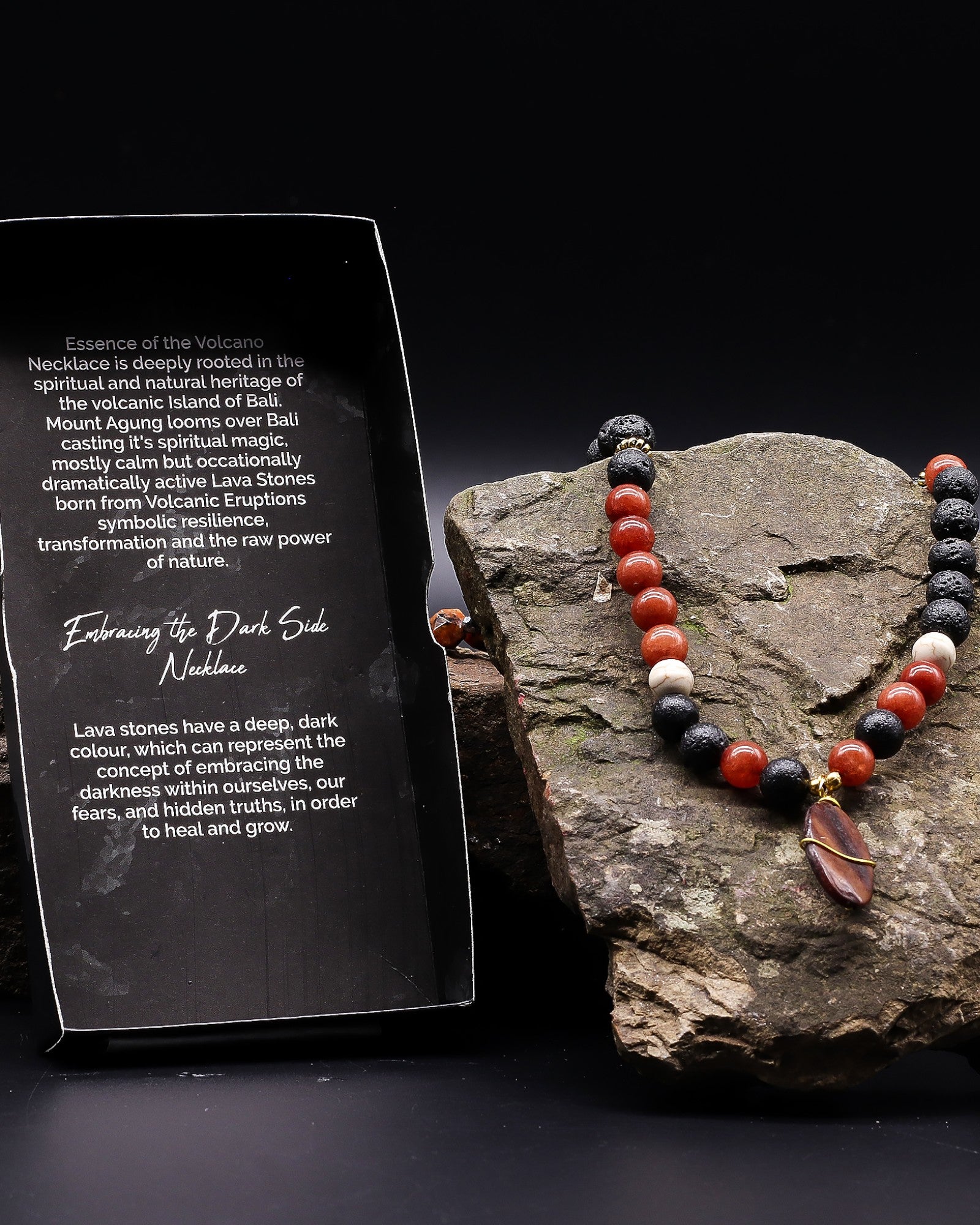 Essence of the Volcano Necklace – Protection