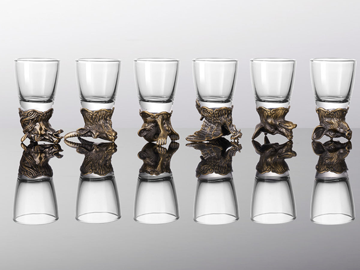 Set of 12 Shot Glasses 25ml + 250ml Pitcher, Customizable with Engraving