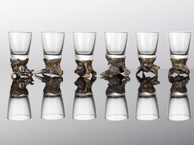 Set of 12 Shot Glasses 25ml + 250ml Pitcher, Customizable with Engraving